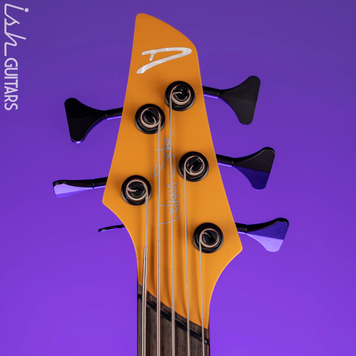 Dingwall Lee Sklar Signature 5-String Bass Matte Lambo Orange - Image 7