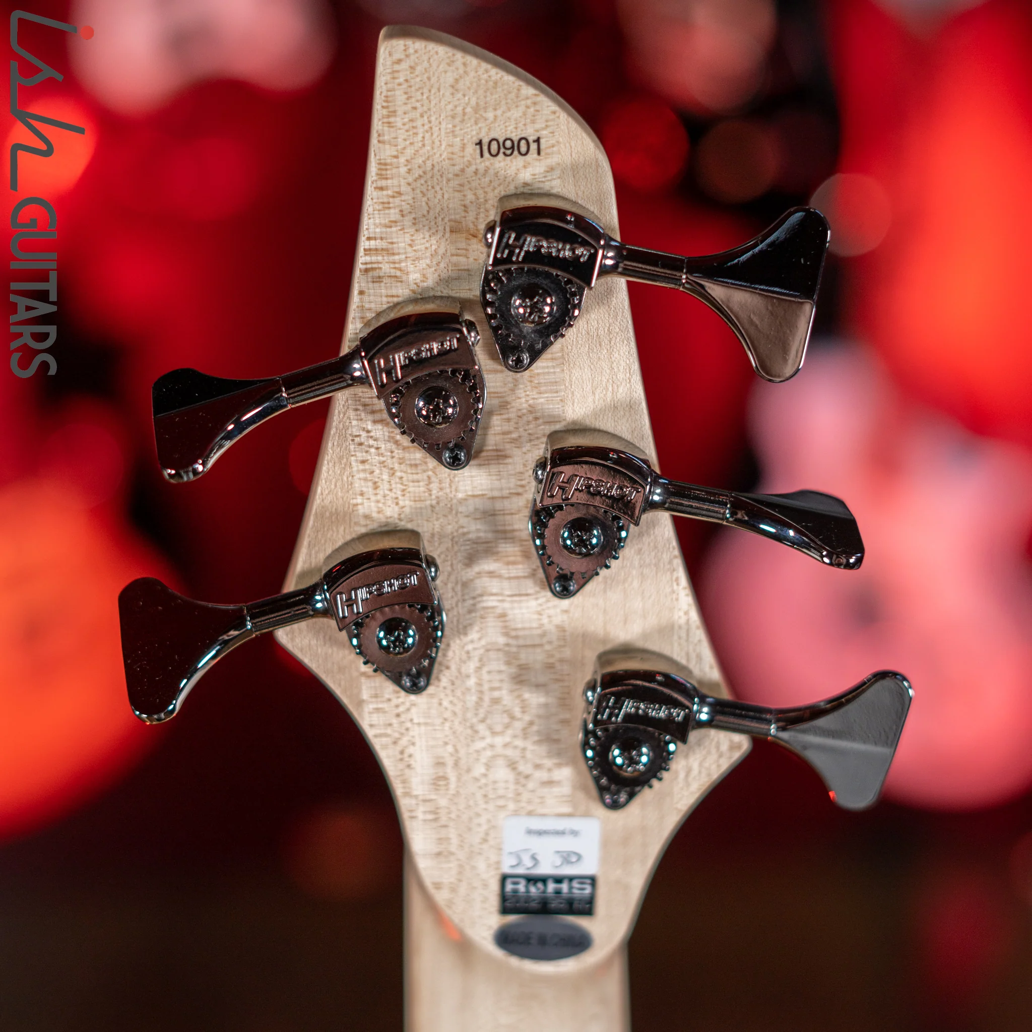 Dingwall Lefty Combustion 5-String Bass 2-Tone Blackburst - Image 11