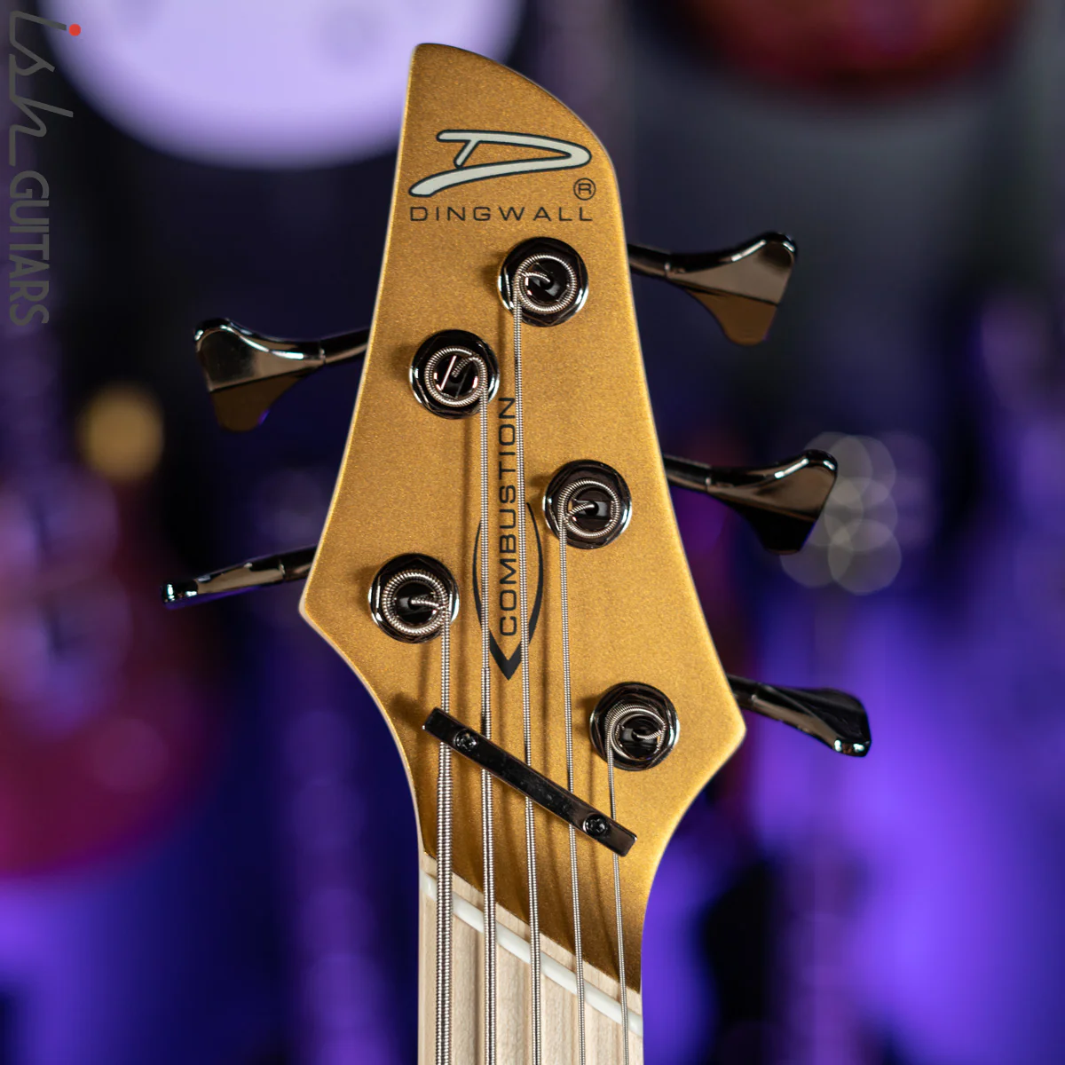 Dingwall NG-2 5-String Bass Metallic Matte Gold B-Stock - Image 5