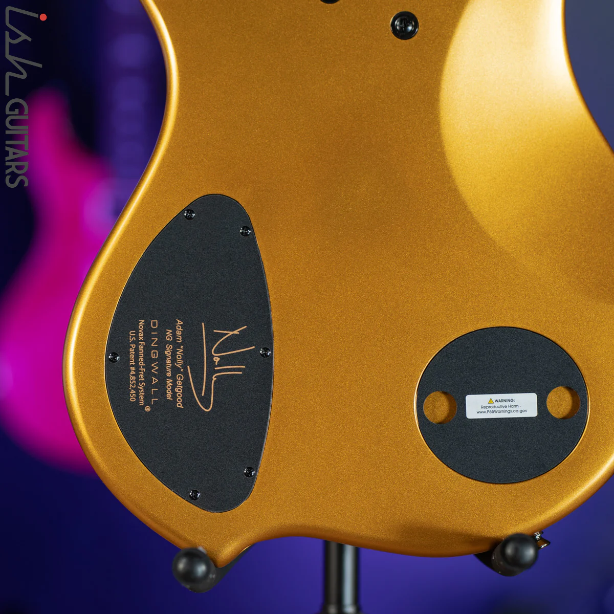 Dingwall NG-2 5-String Matte Gold Metallic Bass - Image 10