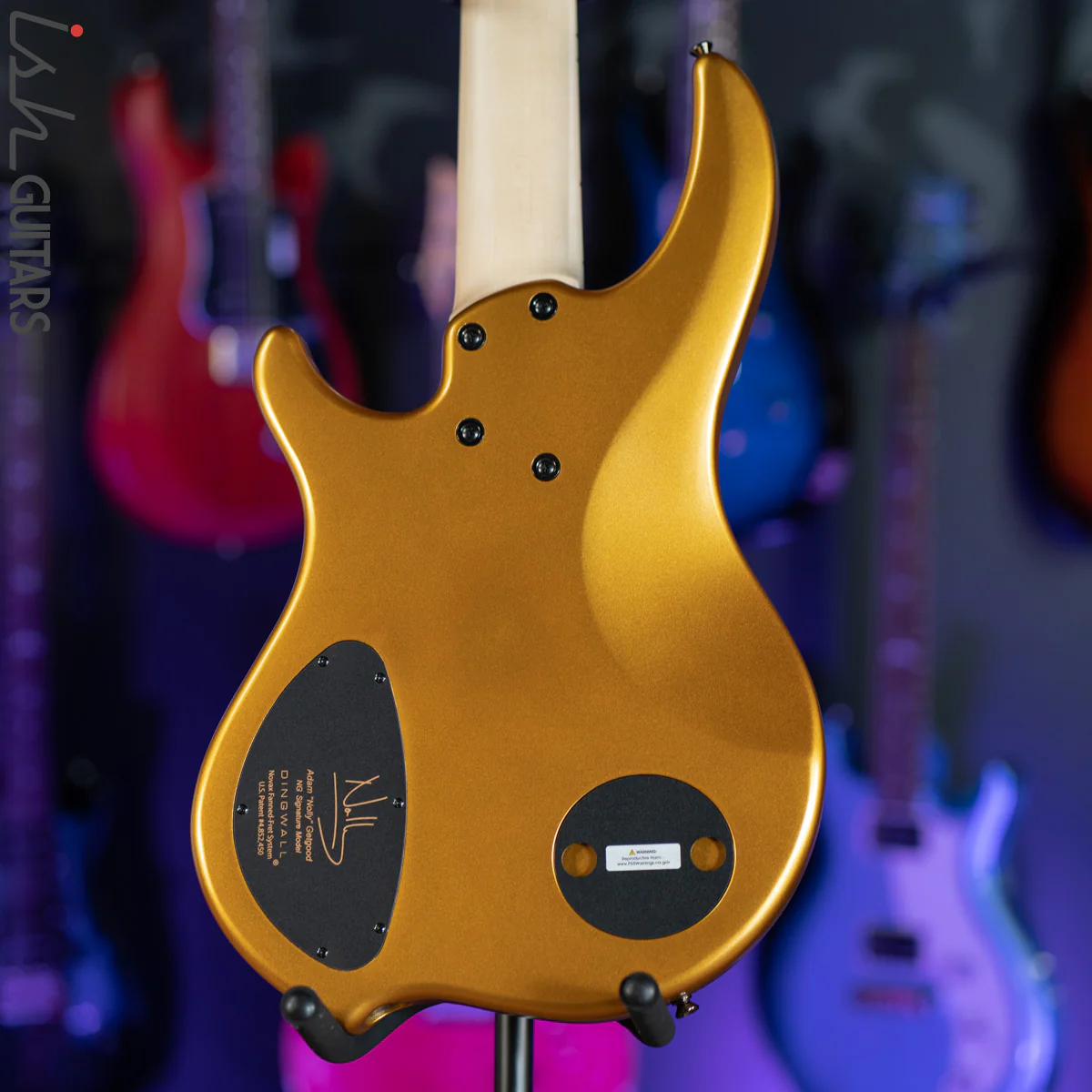 Dingwall NG-2 5-String Matte Gold Metallic Bass - Image 8