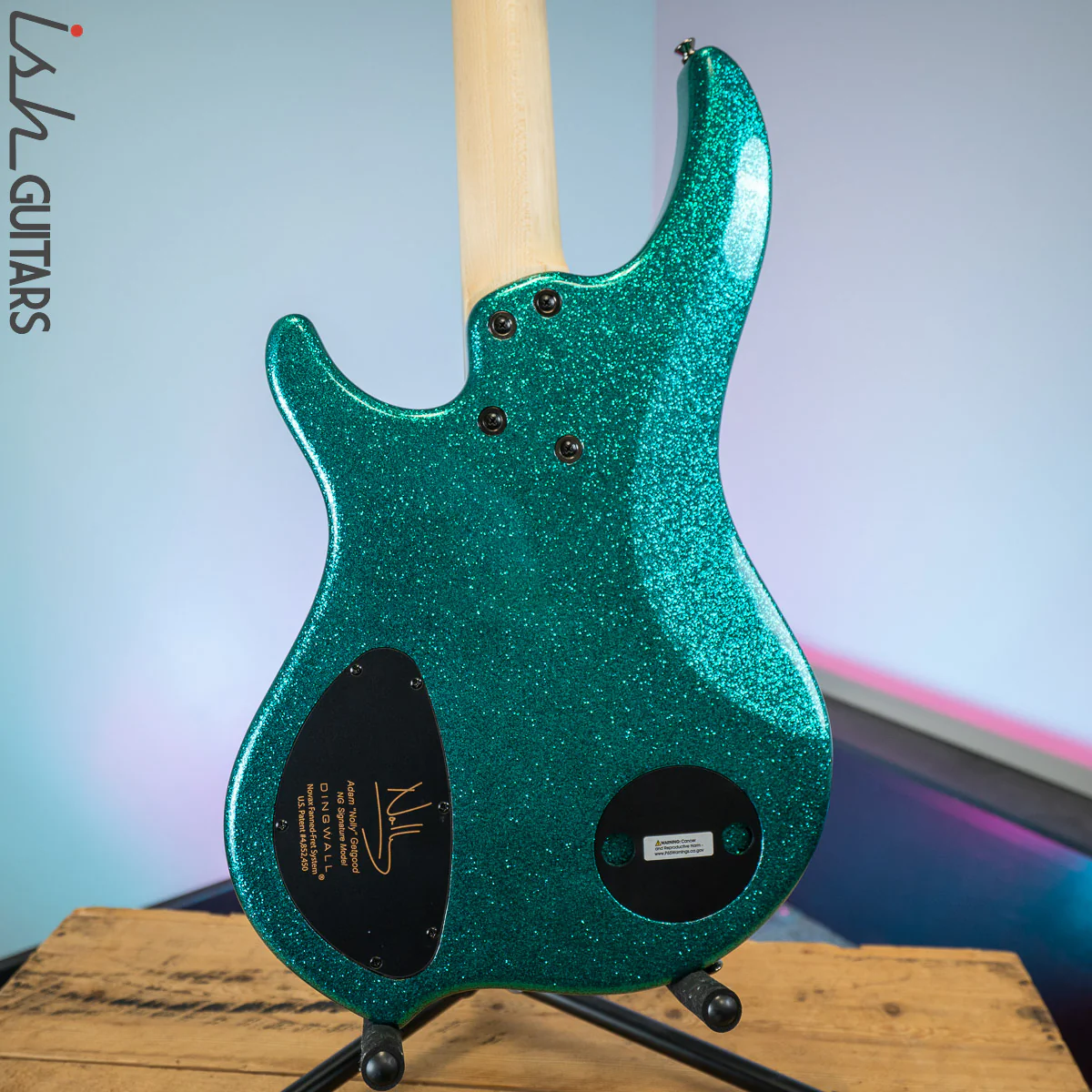 Dingwall NG-3 4-String Bass Gloss Aquamarine Metalflake - Image 8
