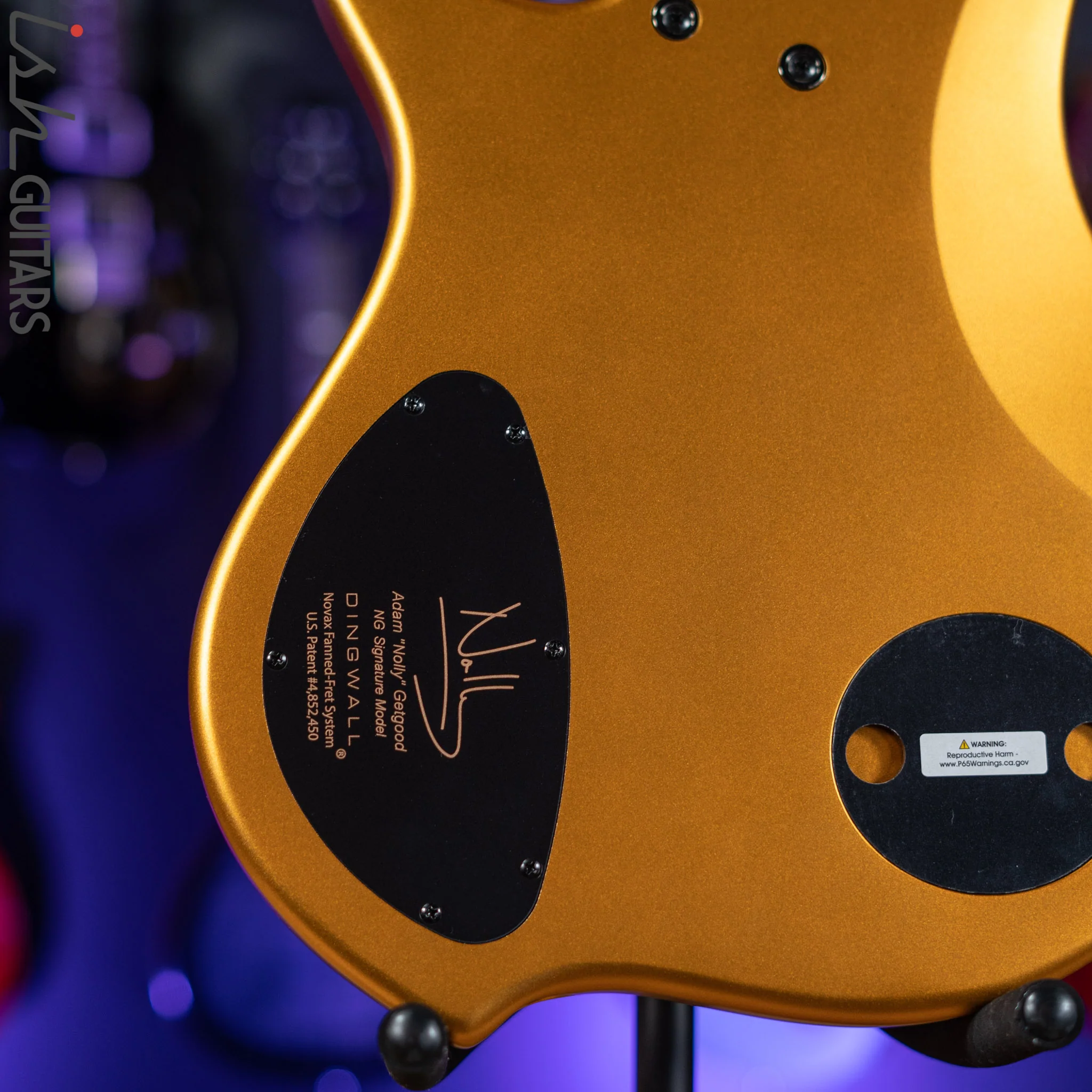 Dingwall NG-3 4-String Bass Matte Gold Metallic B-Stock - Image 10
