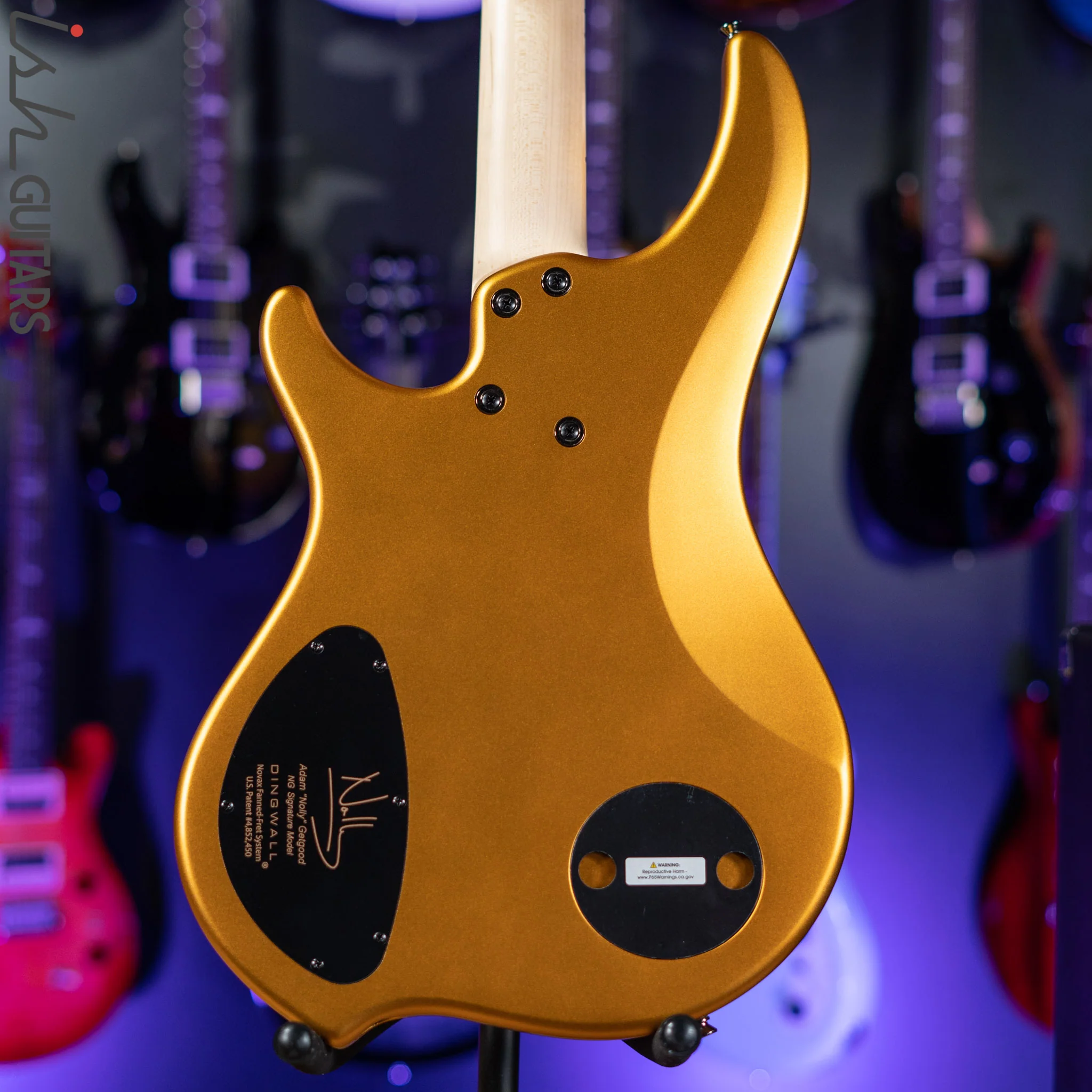 Dingwall NG-3 4-String Bass Matte Gold Metallic B-Stock - Image 8
