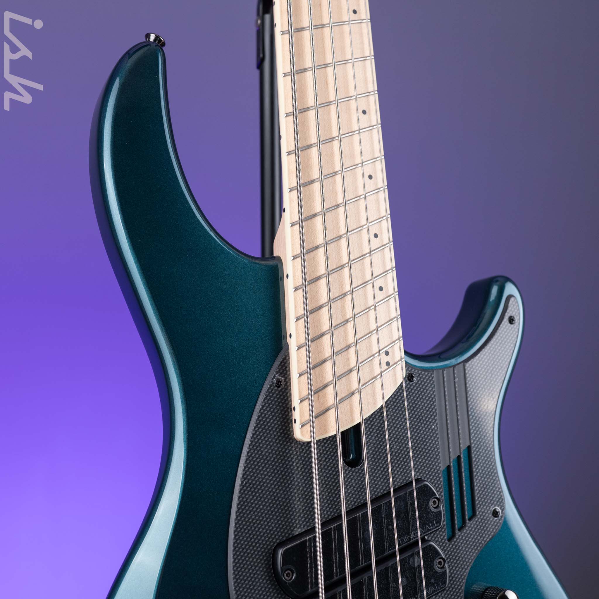 Dingwall NG-3 5-String Bass Guitar Black Forest Green - Image 3