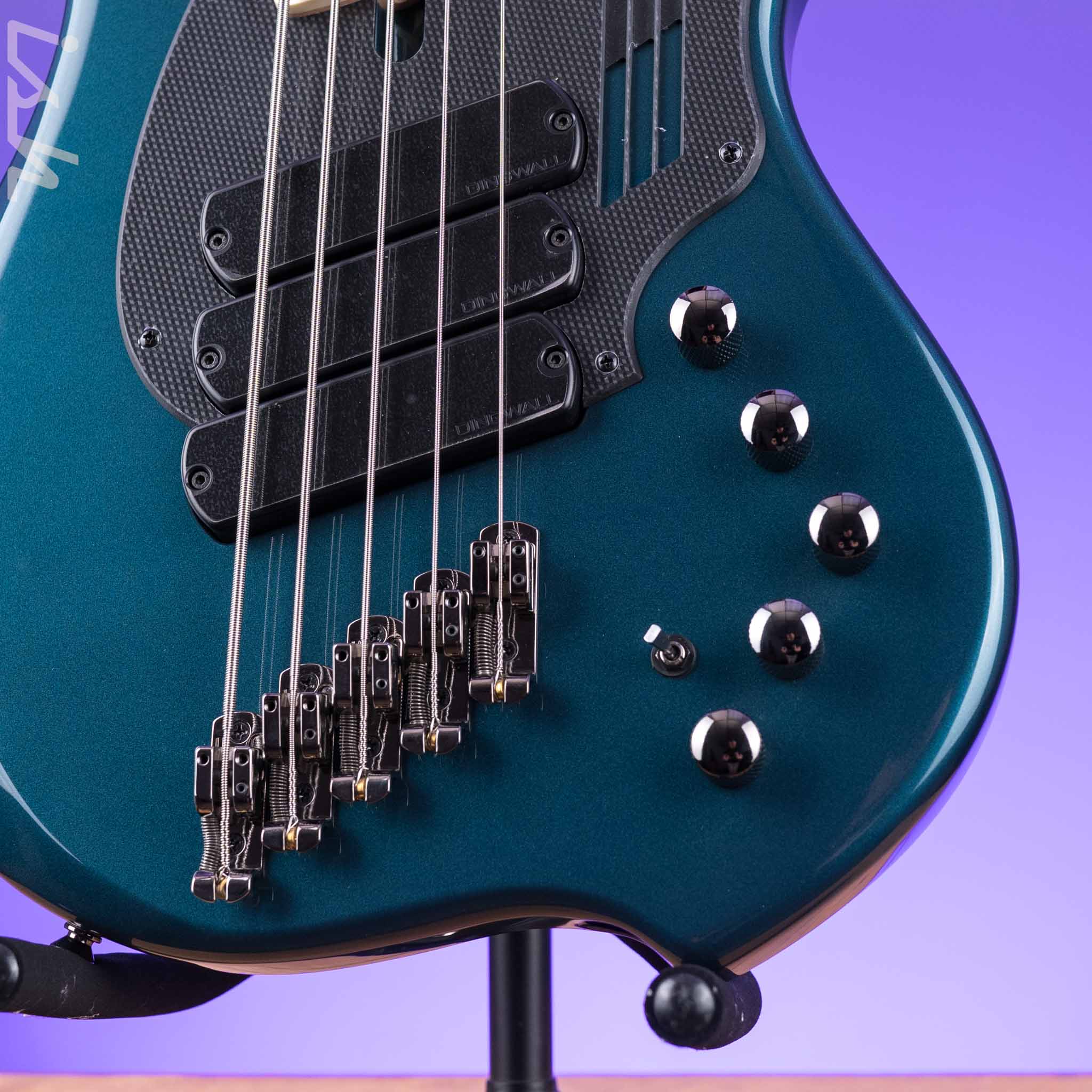 Dingwall NG-3 5-String Bass Guitar Black Forest Green - Image 4
