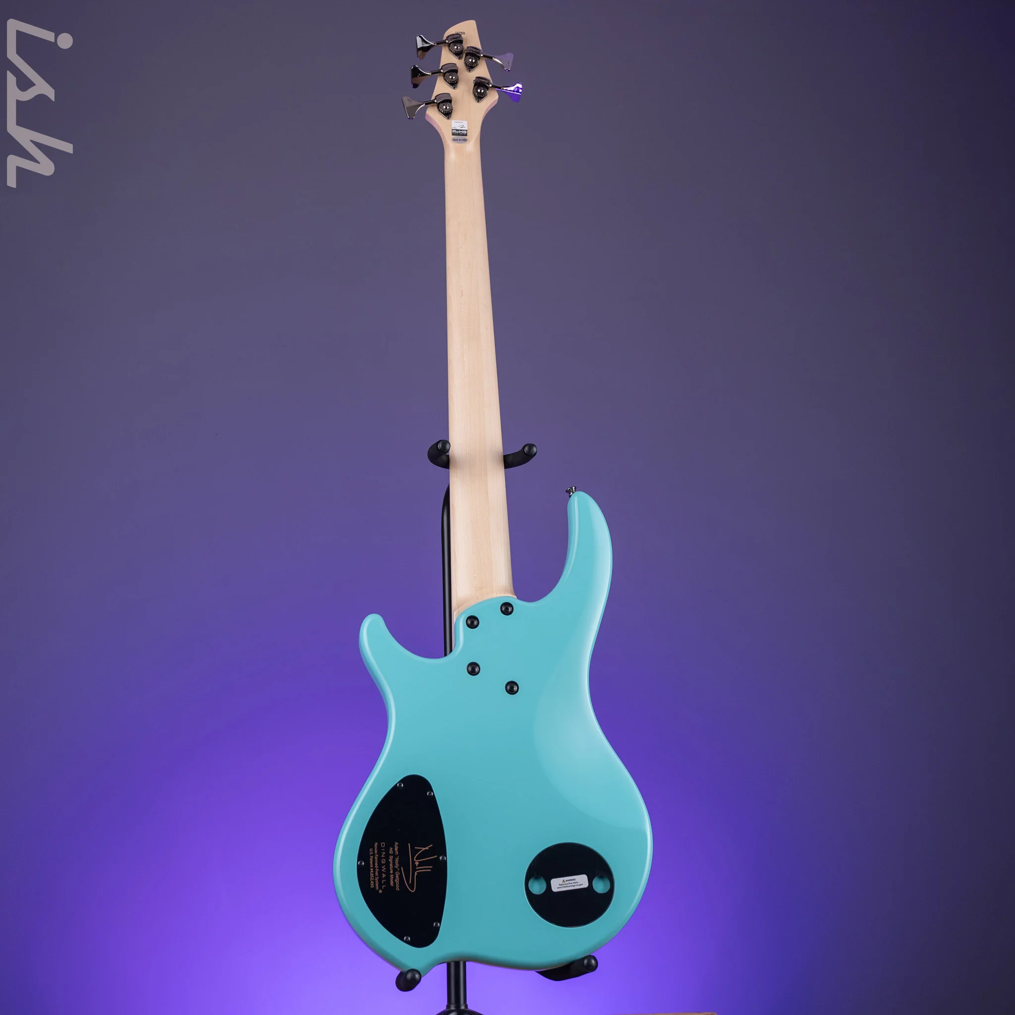 Dingwall NG-3 5-String Bass Guitar Matte Celestial Blue - Image 6
