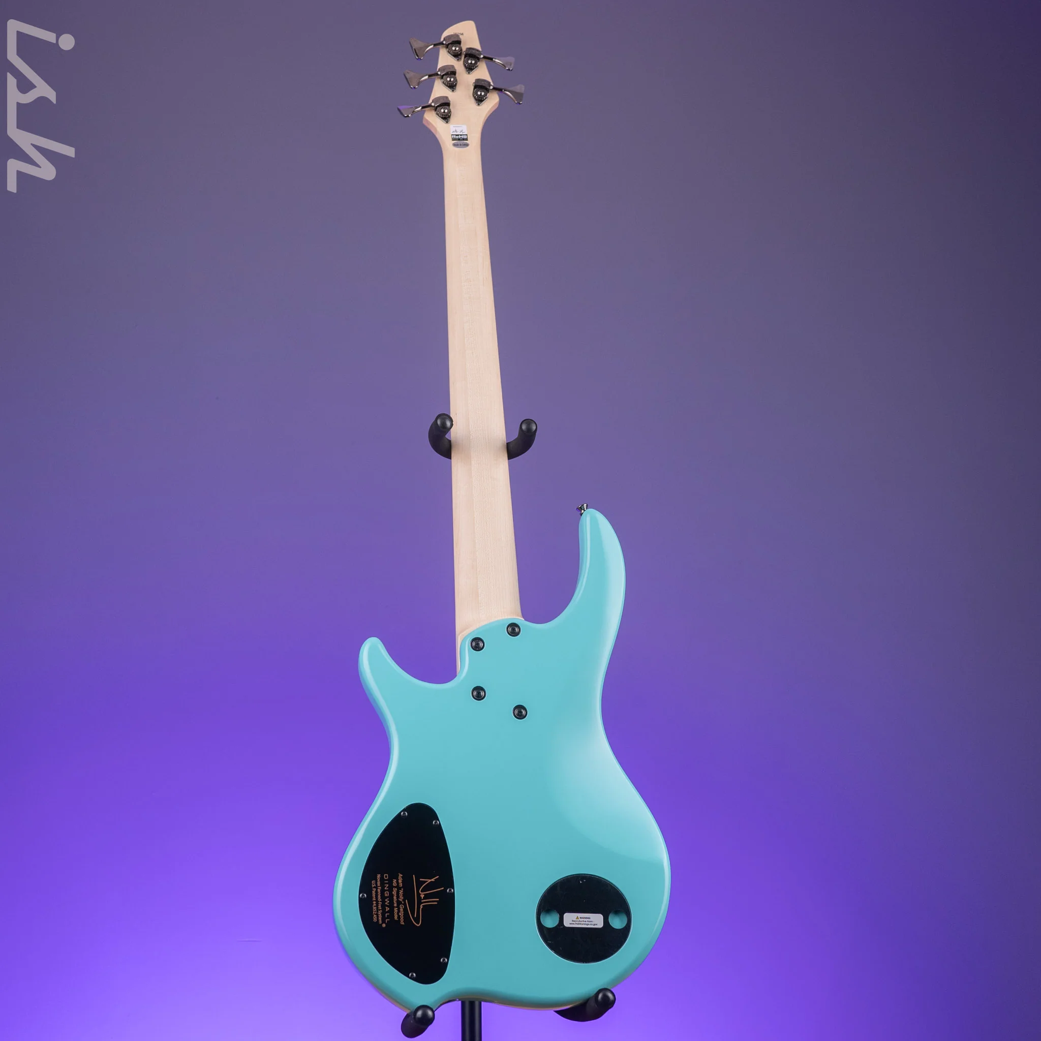 Dingwall NG-3 5-String Bass Guitar Matte Celestial Blue Demo - Image 6