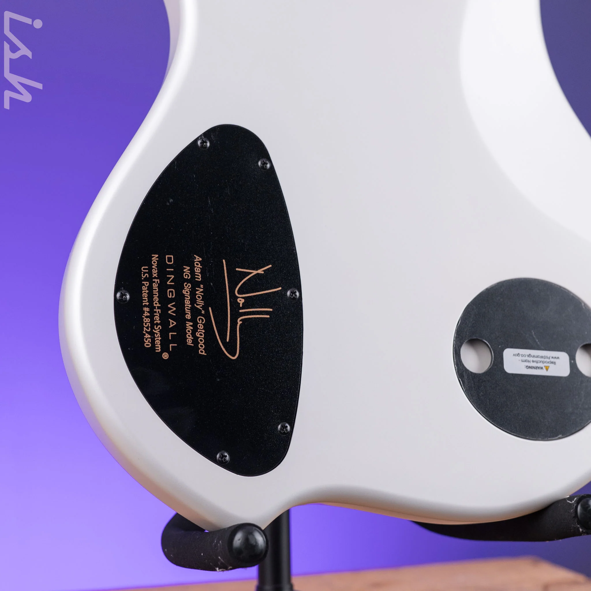 Dingwall NG-3 5-String Bass Matte Ducati Pearl White - Image 9
