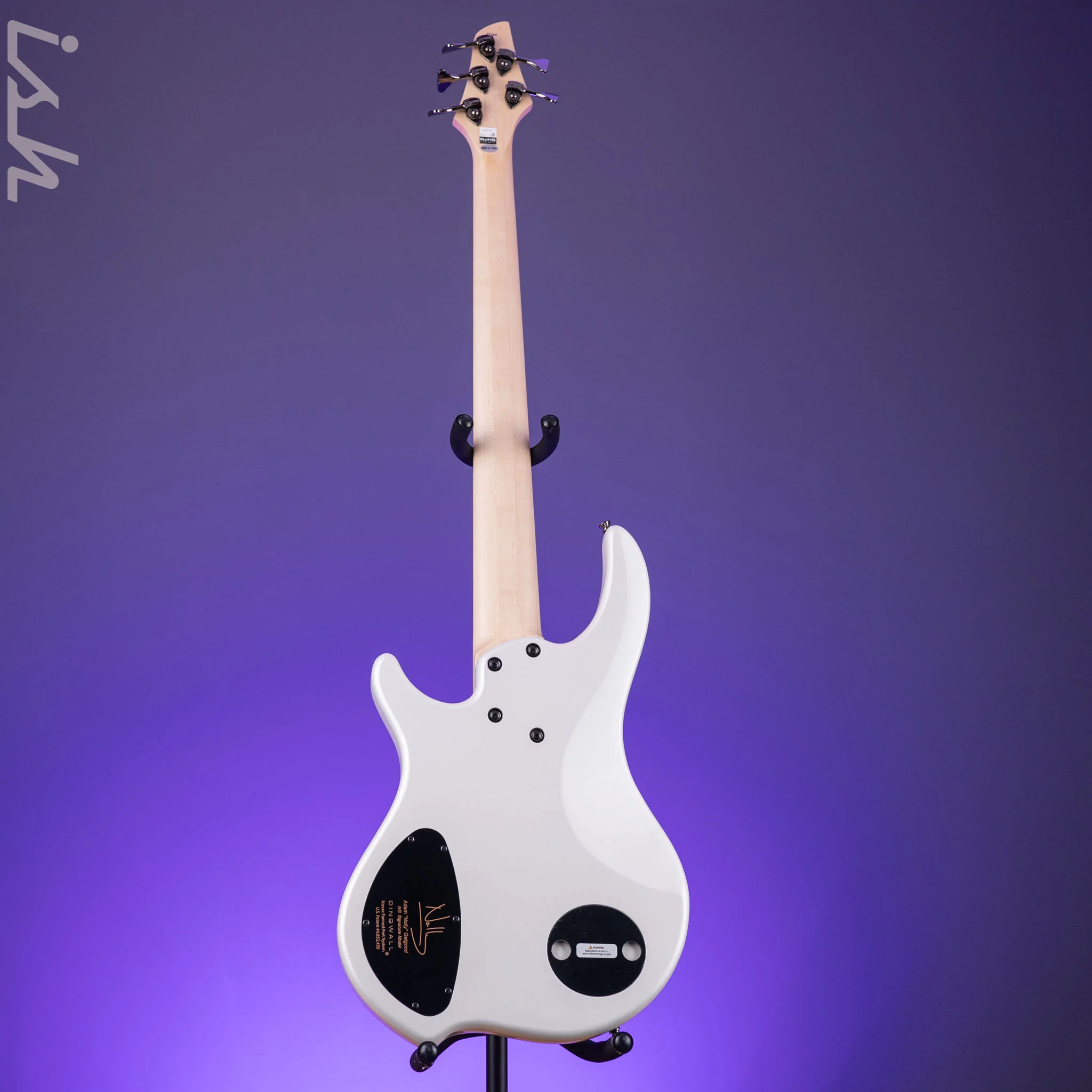 Dingwall NG-3 5-String Bass Matte Ducati Pearl White - Image 6