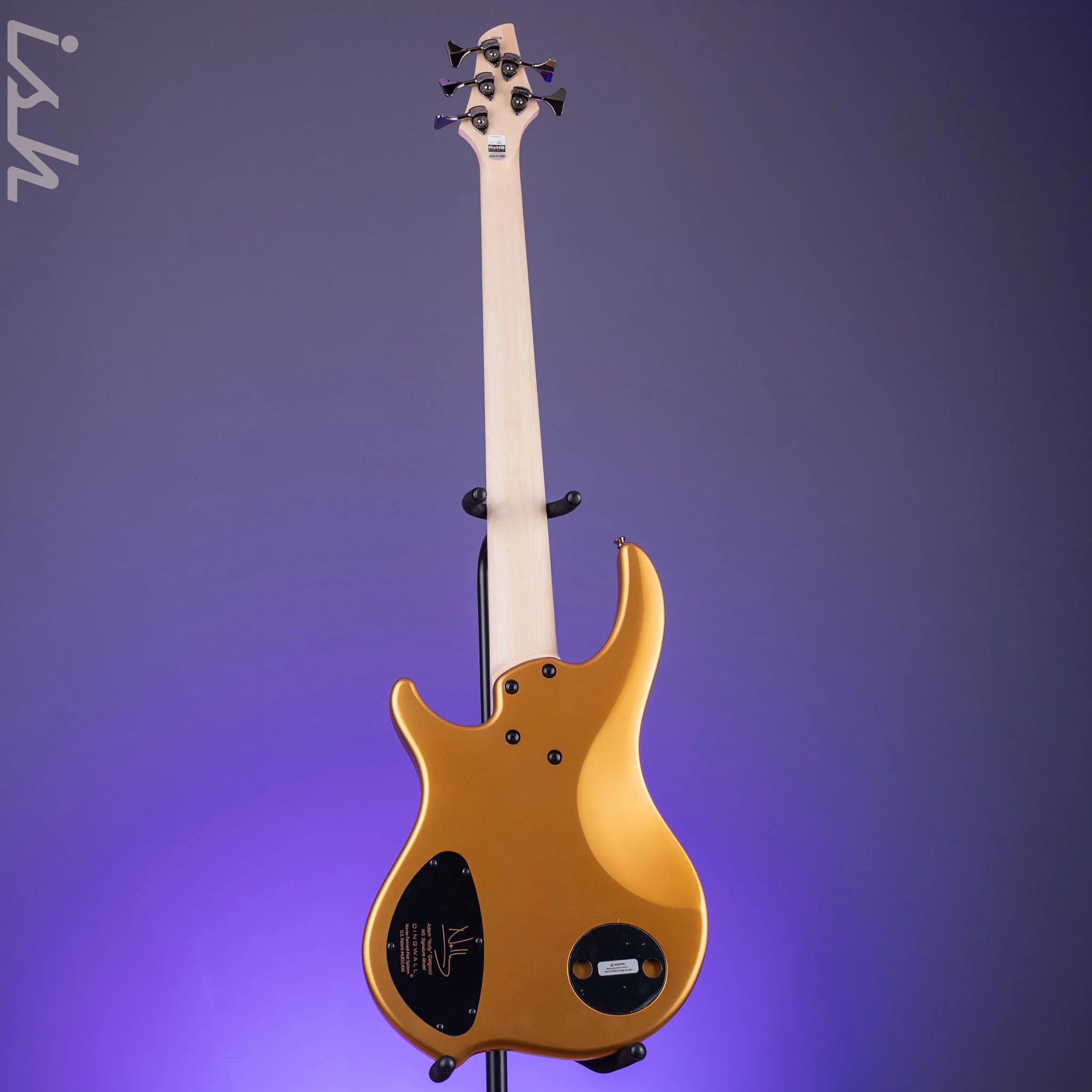 Dingwall NG-3 5-String Bass Matte Gold Metallic - Image 6
