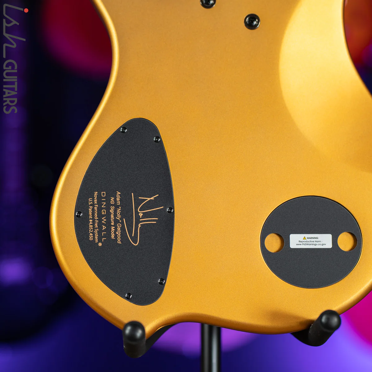 Dingwall NG-3 5-String Bass Matte Gold Metallic Bass - Image 10