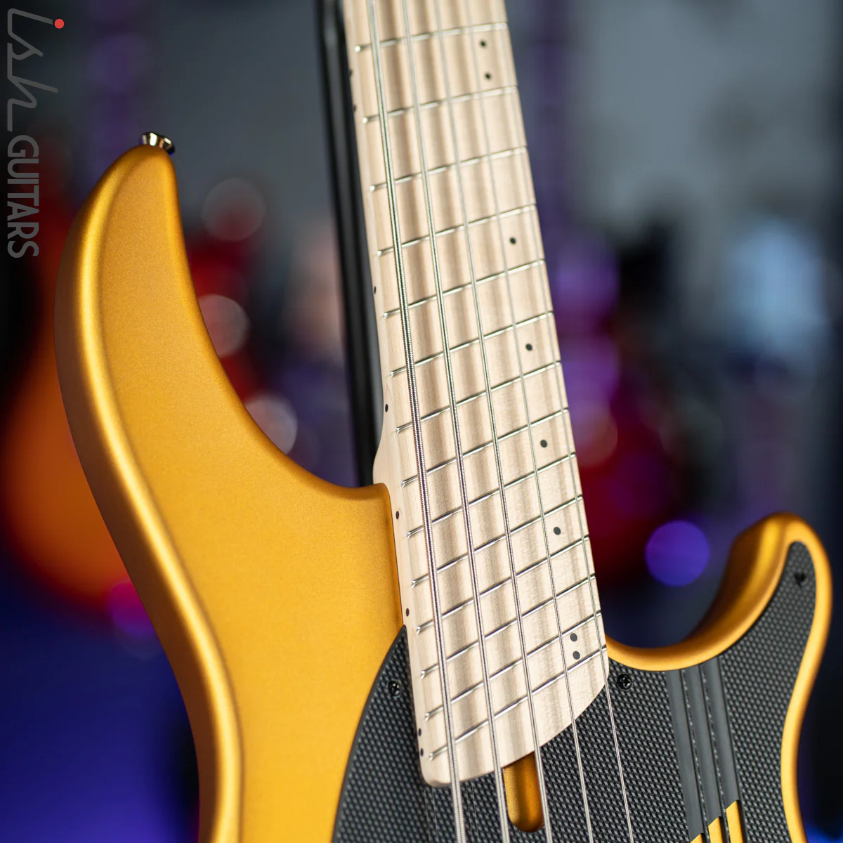 Dingwall NG-3 5-String Bass Matte Gold Metallic Bass - Image 5