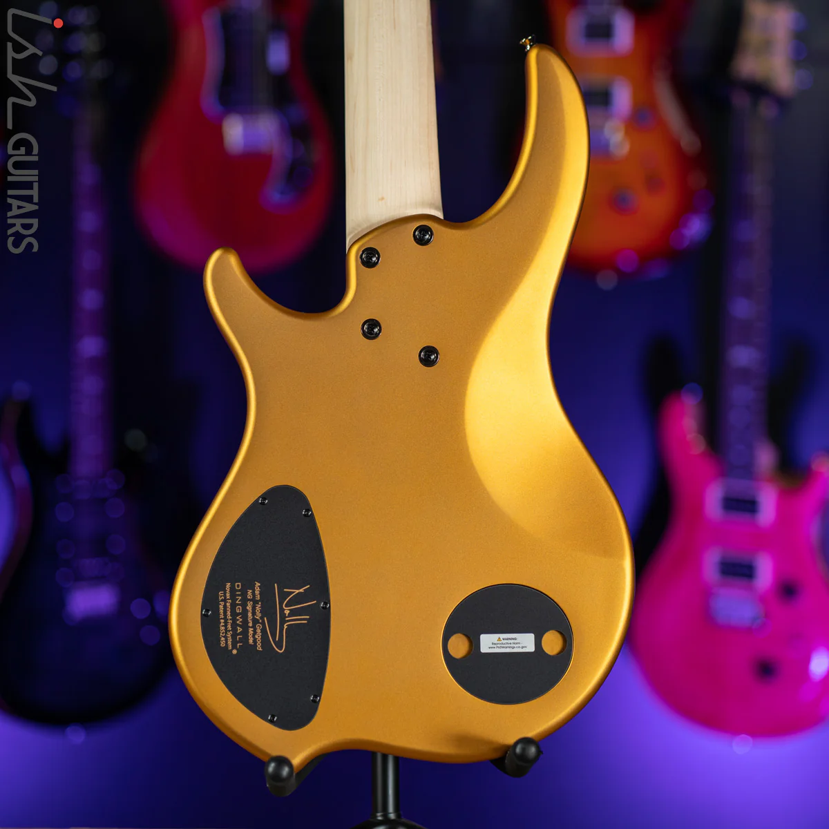 Dingwall NG-3 5-String Bass Matte Gold Metallic Bass - Image 8