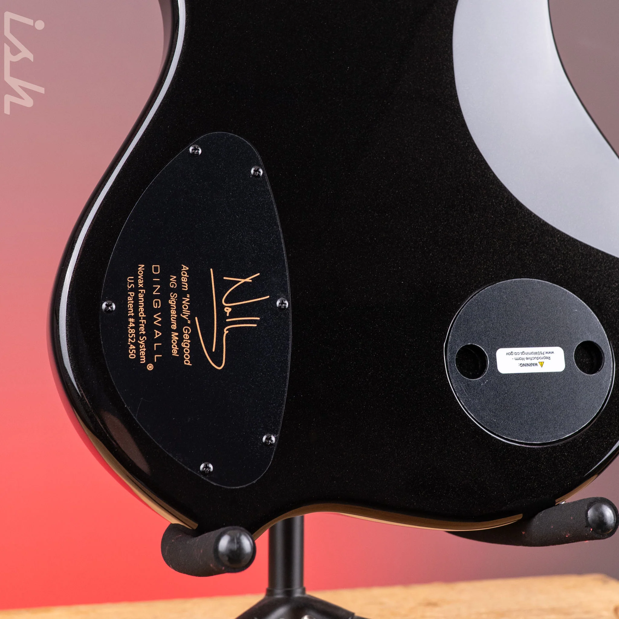 Dingwall NG-3 5-String Bass Metallic Black - Image 11
