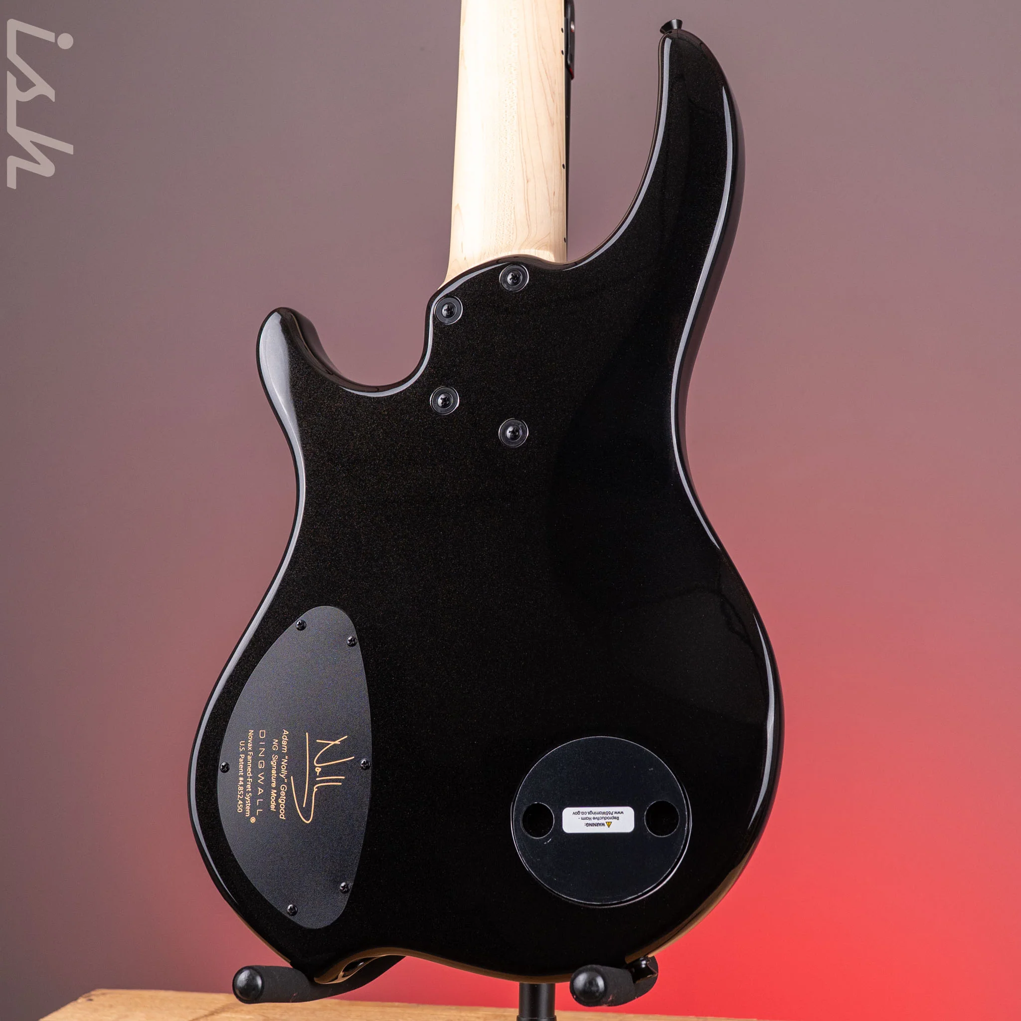 Dingwall NG-3 5-String Bass Metallic Black - Image 9