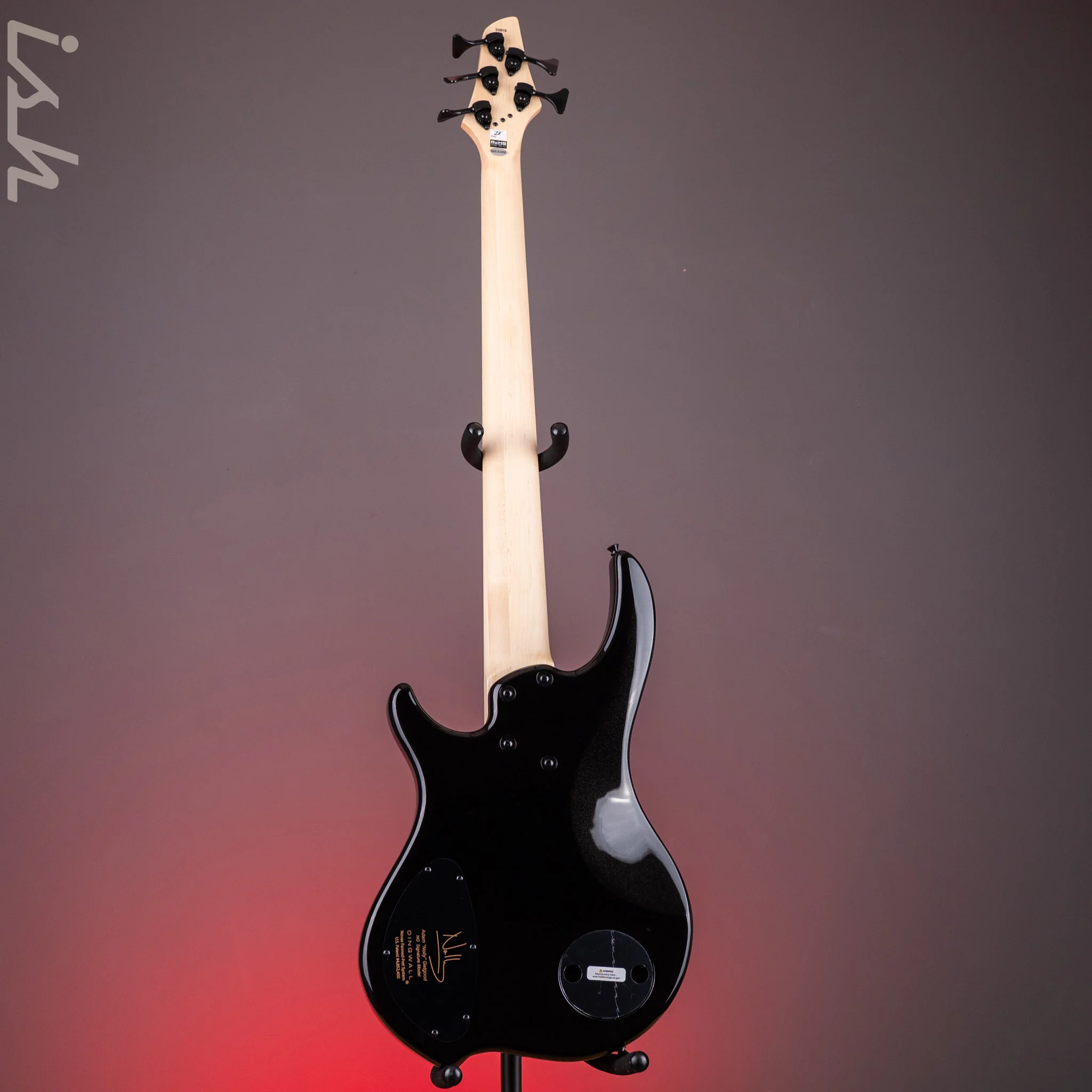 Dingwall NG-3 5-String Bass Metallic Black - Image 8