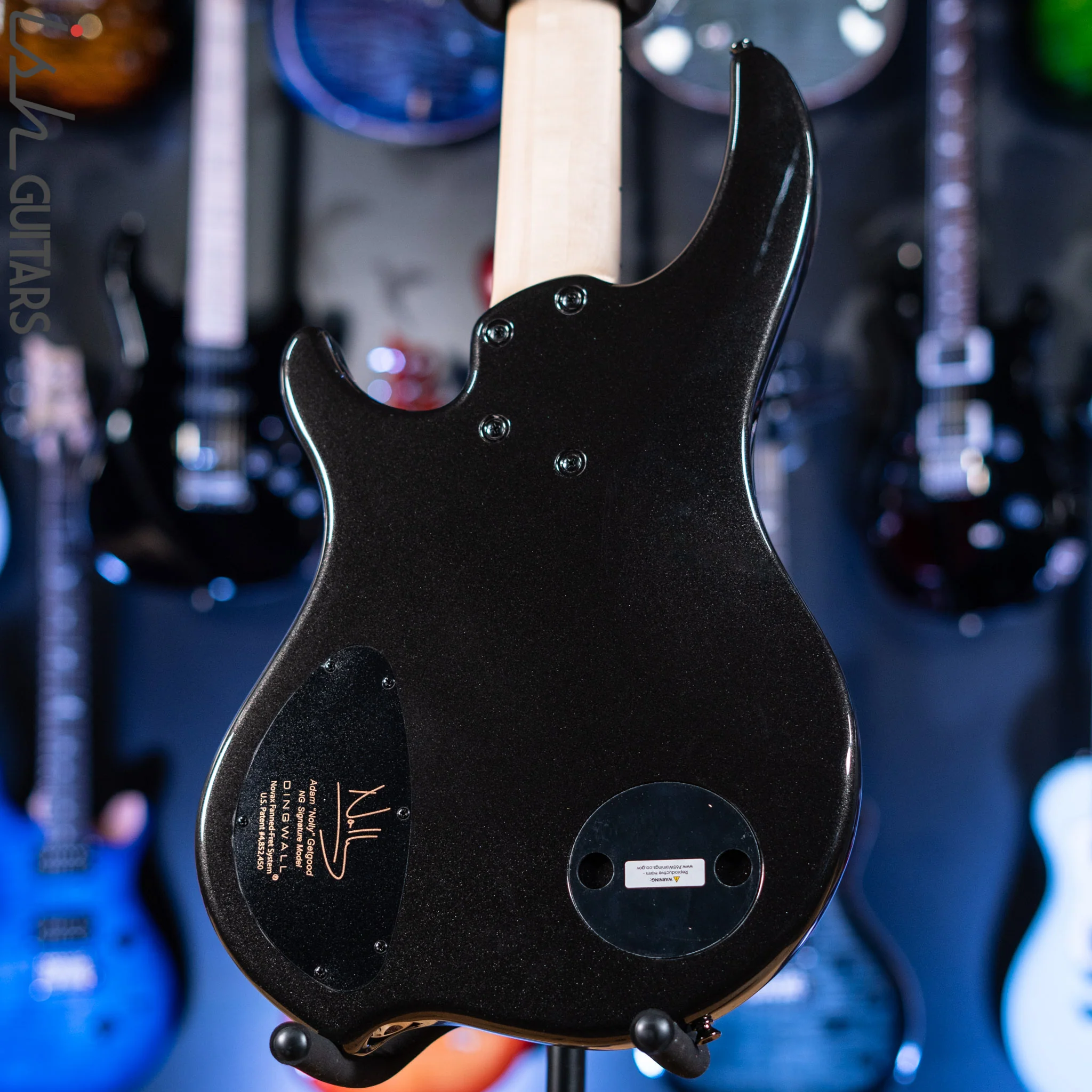 Dingwall NG-3 5-String Bass Metallic Black Gloss - Image 8