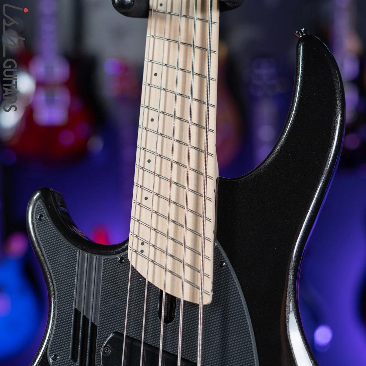 Dingwall NG-3 5-String Left Hand Bass Metallic Black Gloss - Image 2