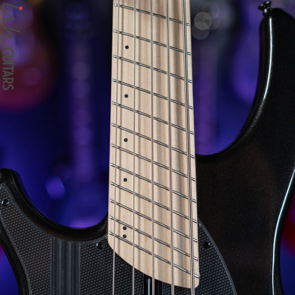 Dingwall NG-3 5-String Left Hand Bass Metallic Black Gloss - Image 4