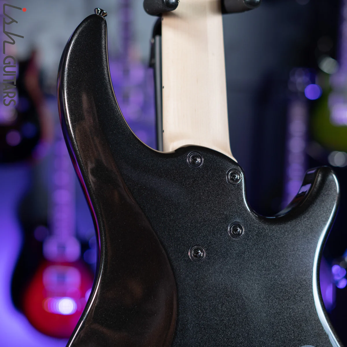 Dingwall NG-3 5-String Left Hand Bass Metallic Black Gloss - Image 8