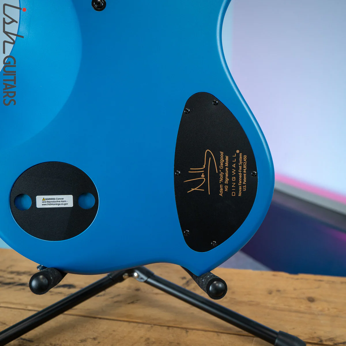 Dingwall NG-3 5-String Left-Handed Bass Laguna Seca Blue - Image 10