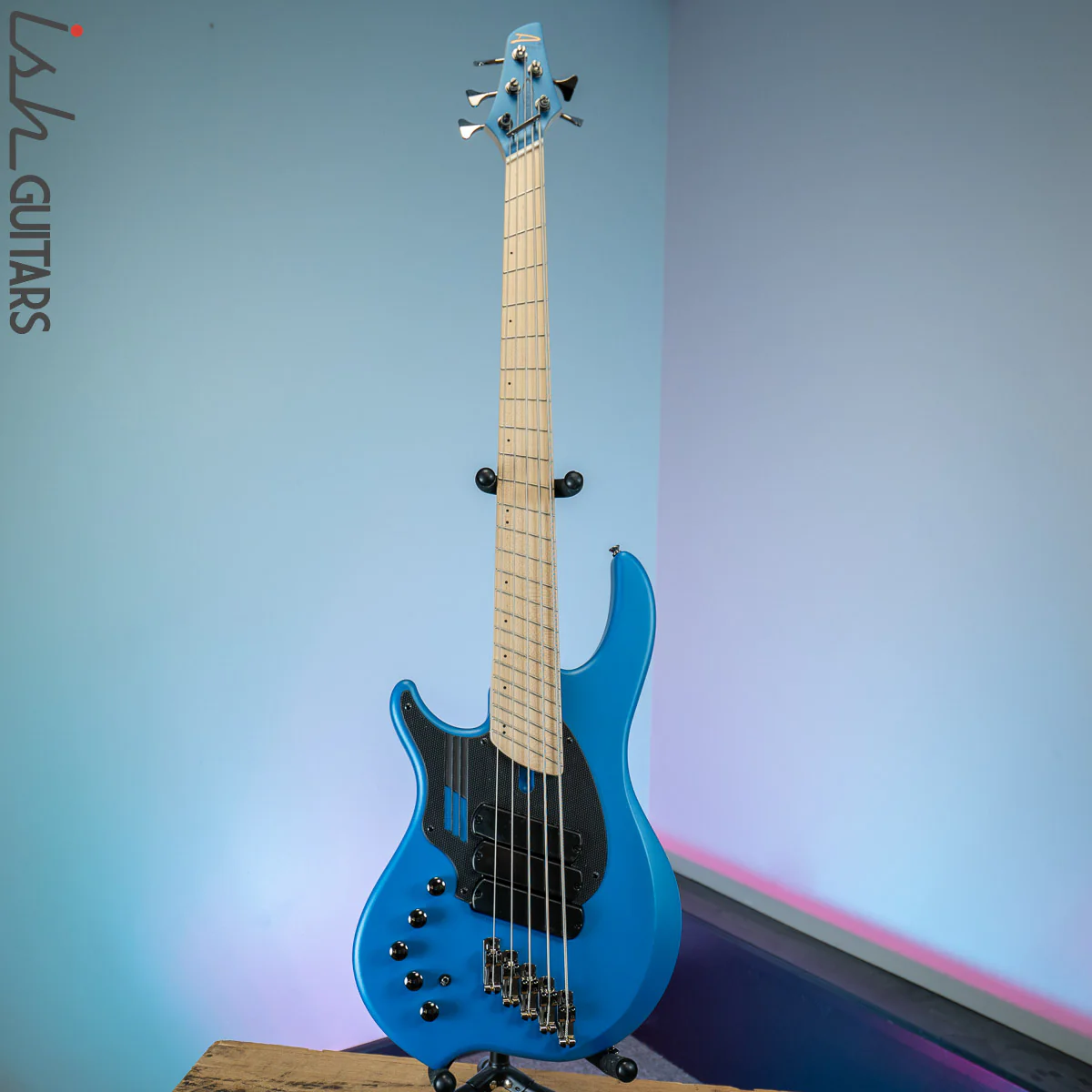 Dingwall NG-3 5-String Left-Handed Bass Laguna Seca Blue - Image 2