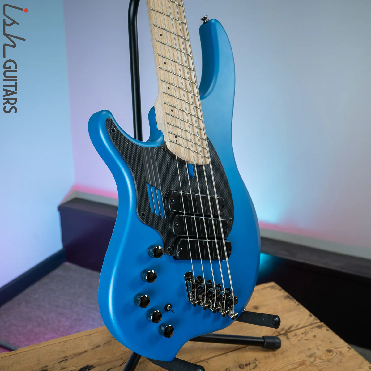 Dingwall NG-3 5-String Left-Handed Bass Laguna Seca Blue - Image 6