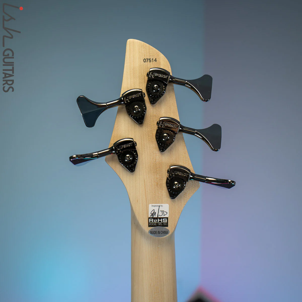 Dingwall NG-3 5-String Left-Handed Bass Matte Pink Swirl - Image 11