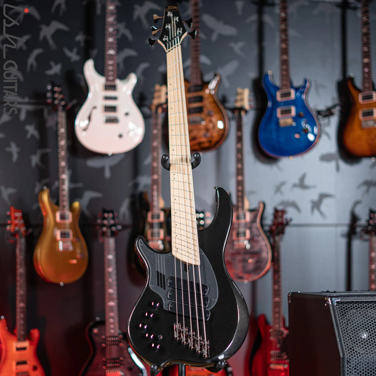 Dingwall NG-3 5-String Left Handed Bass Metallic Black - Image 2