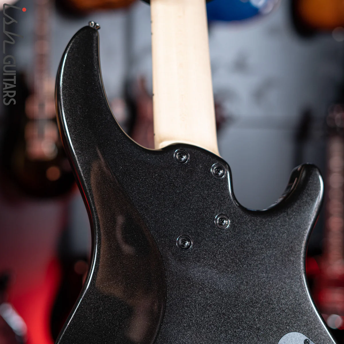 Dingwall NG-3 5-String Left Handed Bass Metallic Black - Image 9