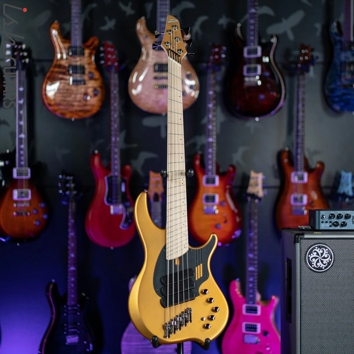 Dingwall NG-3 5-String Matte Gold Metallic Bass - Image 2