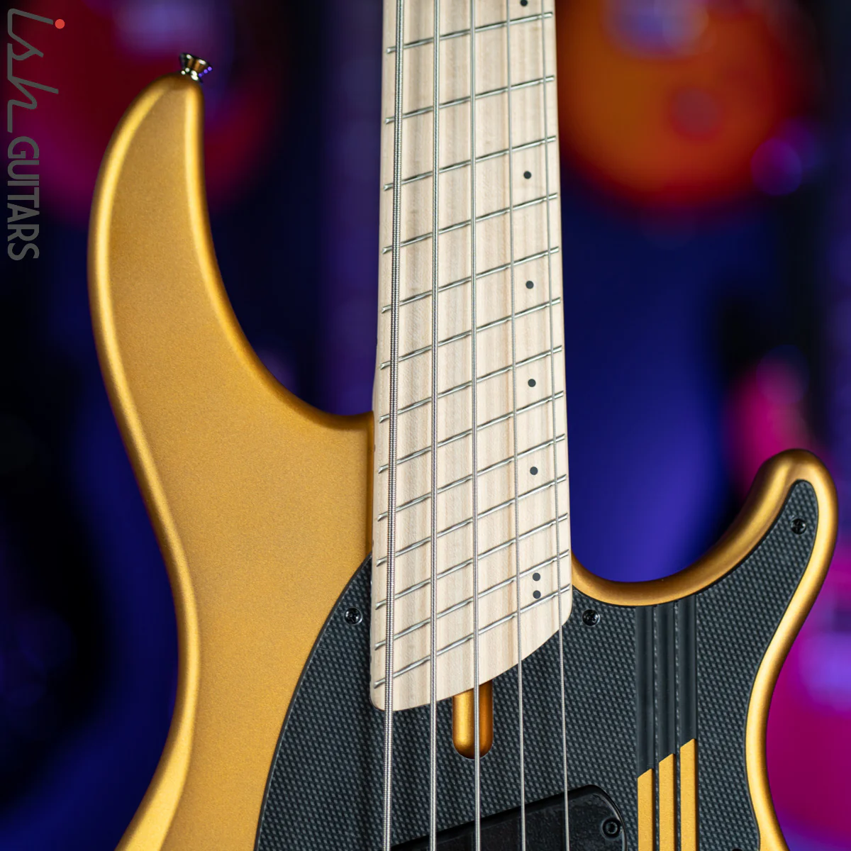 Dingwall NG-3 5-String Matte Gold Metallic Bass - Image 3