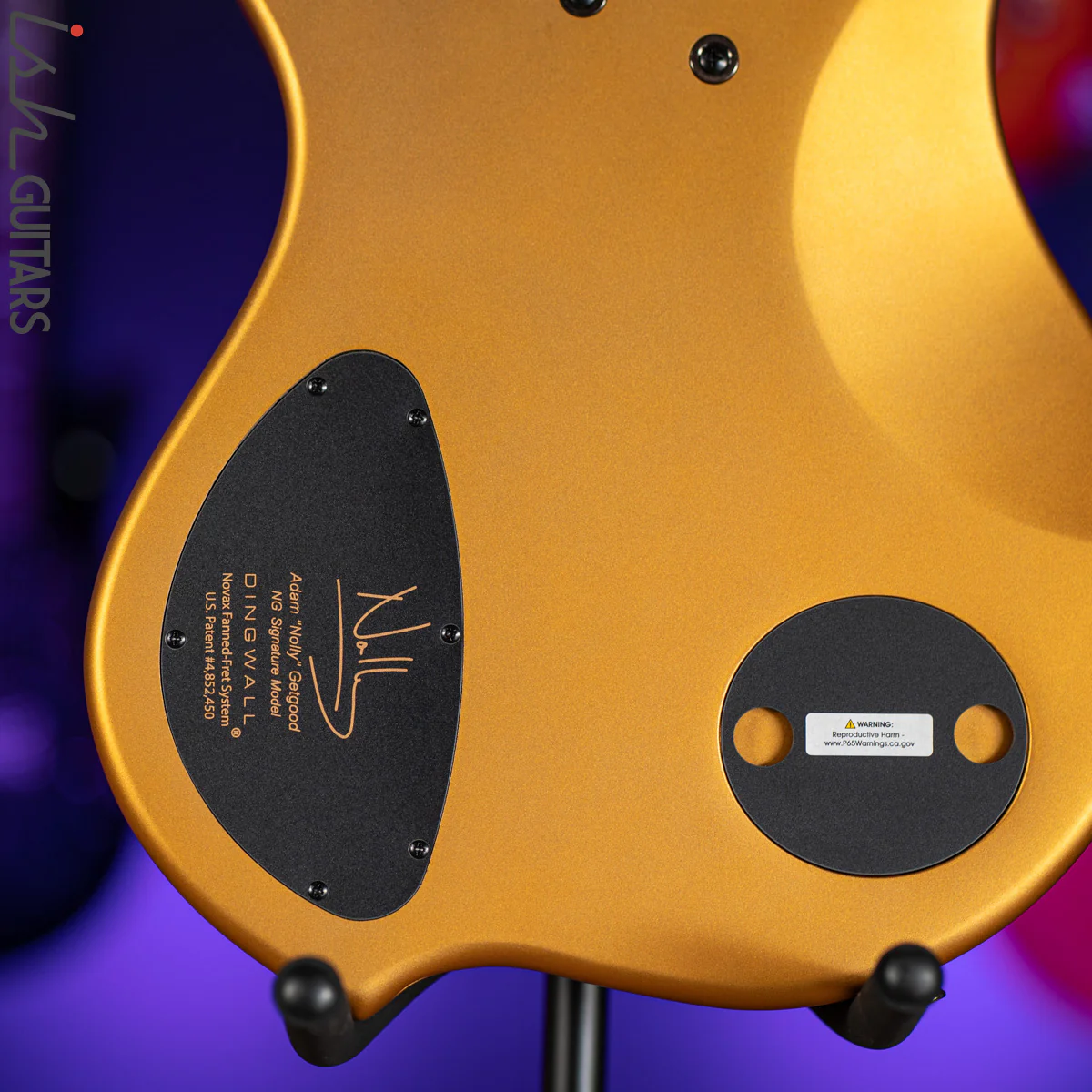 Dingwall NG-3 5-String Matte Gold Metallic Bass - Image 10