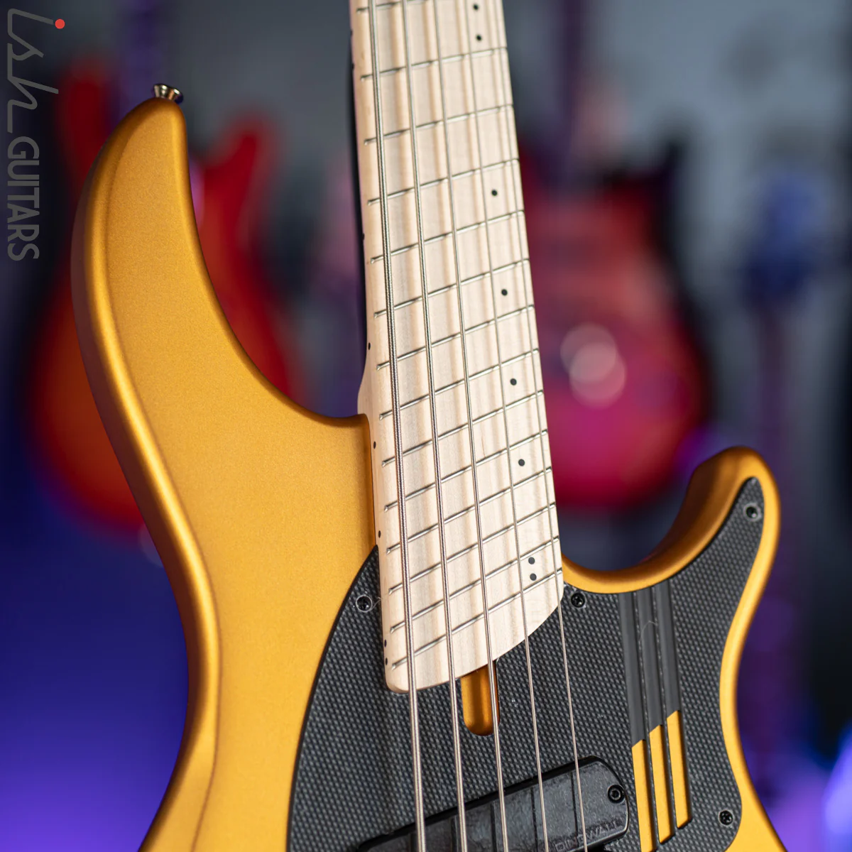 Dingwall NG-3 5-String Matte Gold Metallic Bass - Image 5