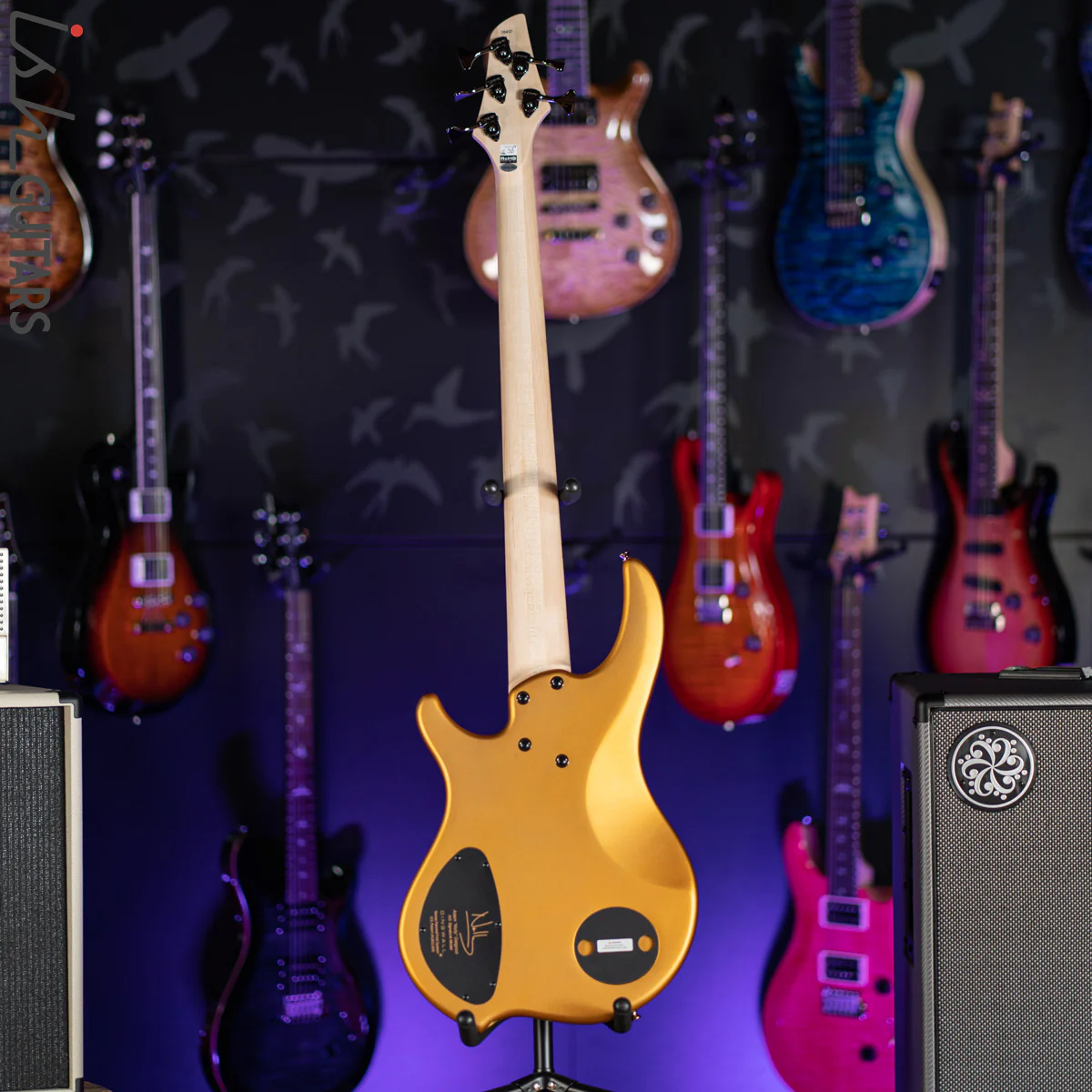 Dingwall NG-3 5-String Matte Gold Metallic Bass - Image 7