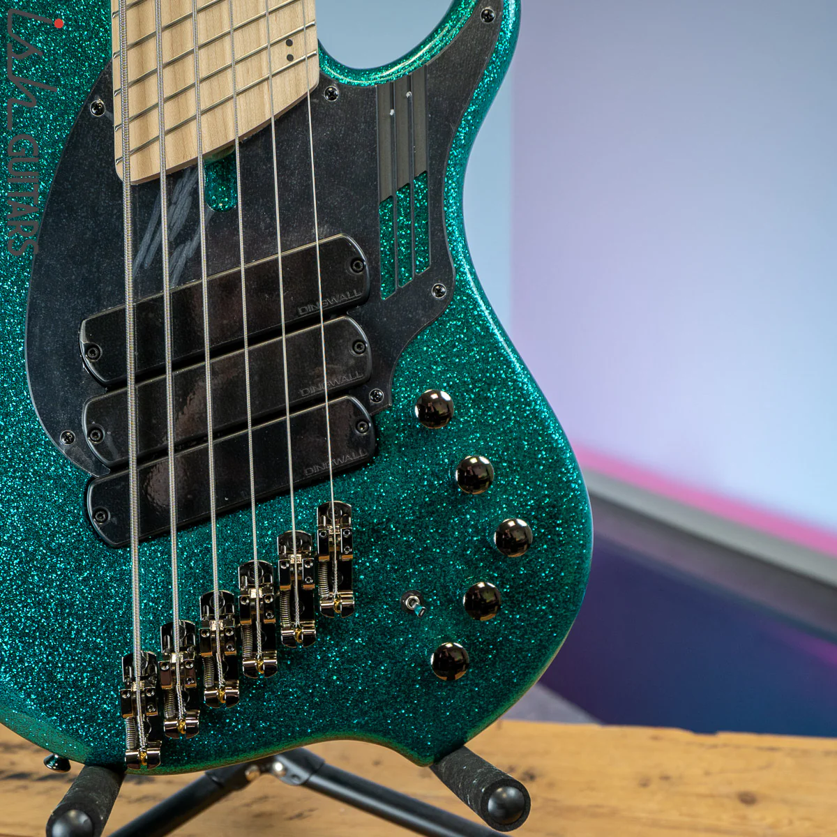 Dingwall NG-3 6-String Bass Gloss Aquamarine Metalflake - Image 4