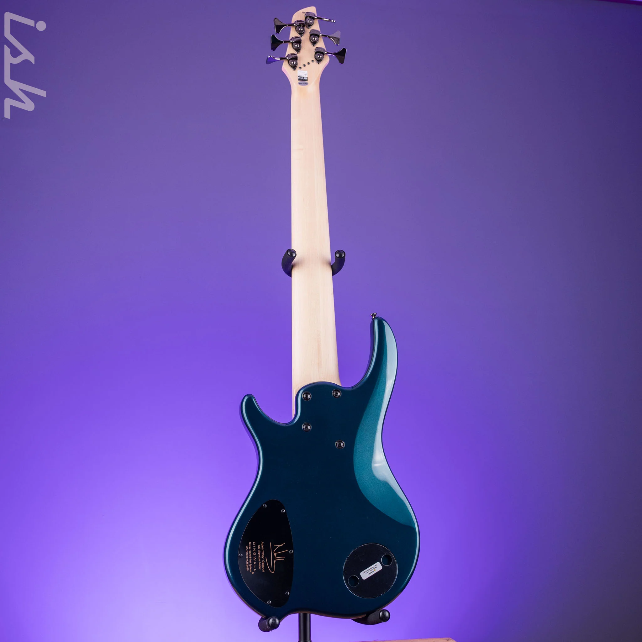 Dingwall NG-3 6-String Bass Guitar Black Forest Green - Image 7