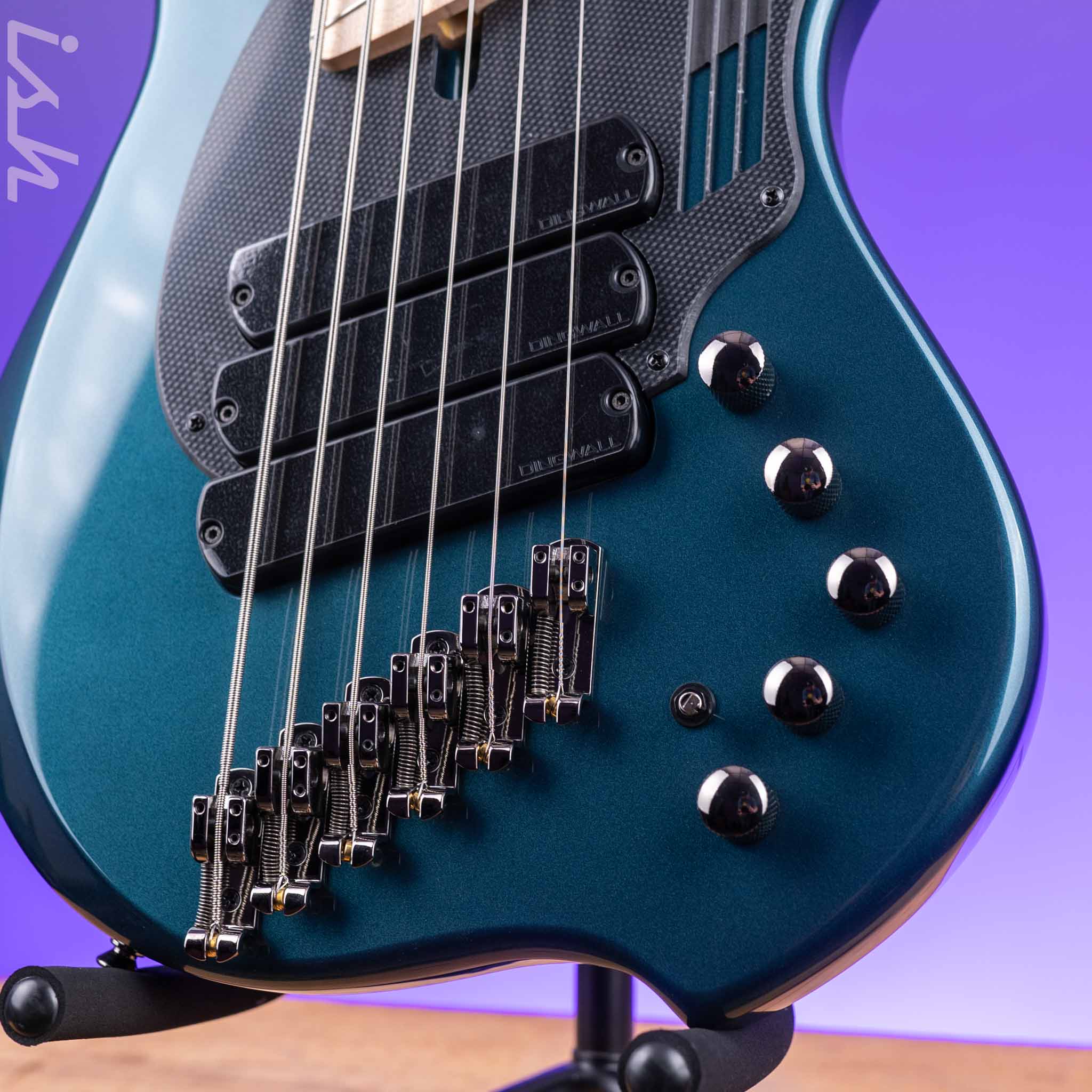 Dingwall NG-3 6-String Bass Guitar Black Forest Green - Image 4