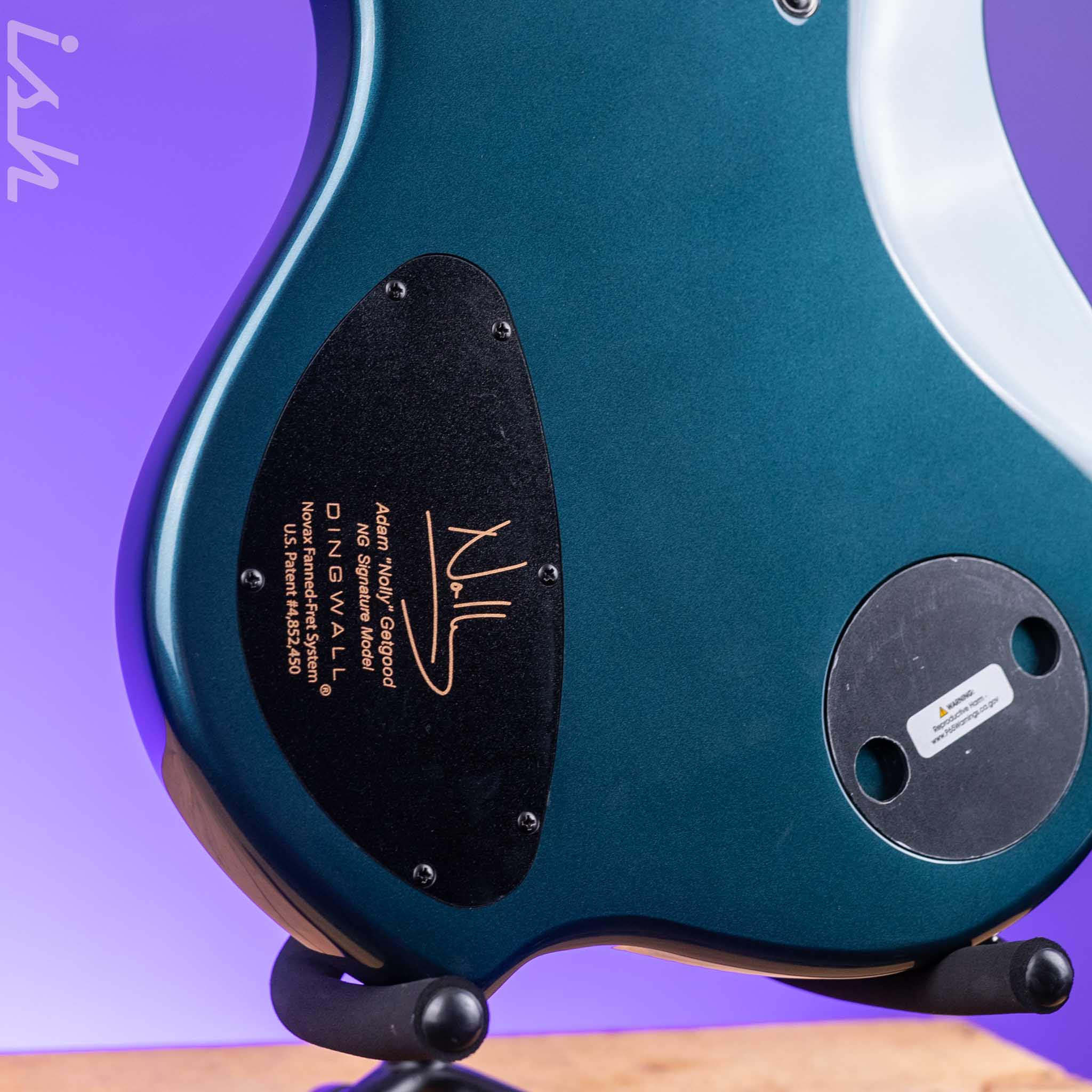 Dingwall NG-3 6-String Bass Guitar Black Forest Green - Image 9