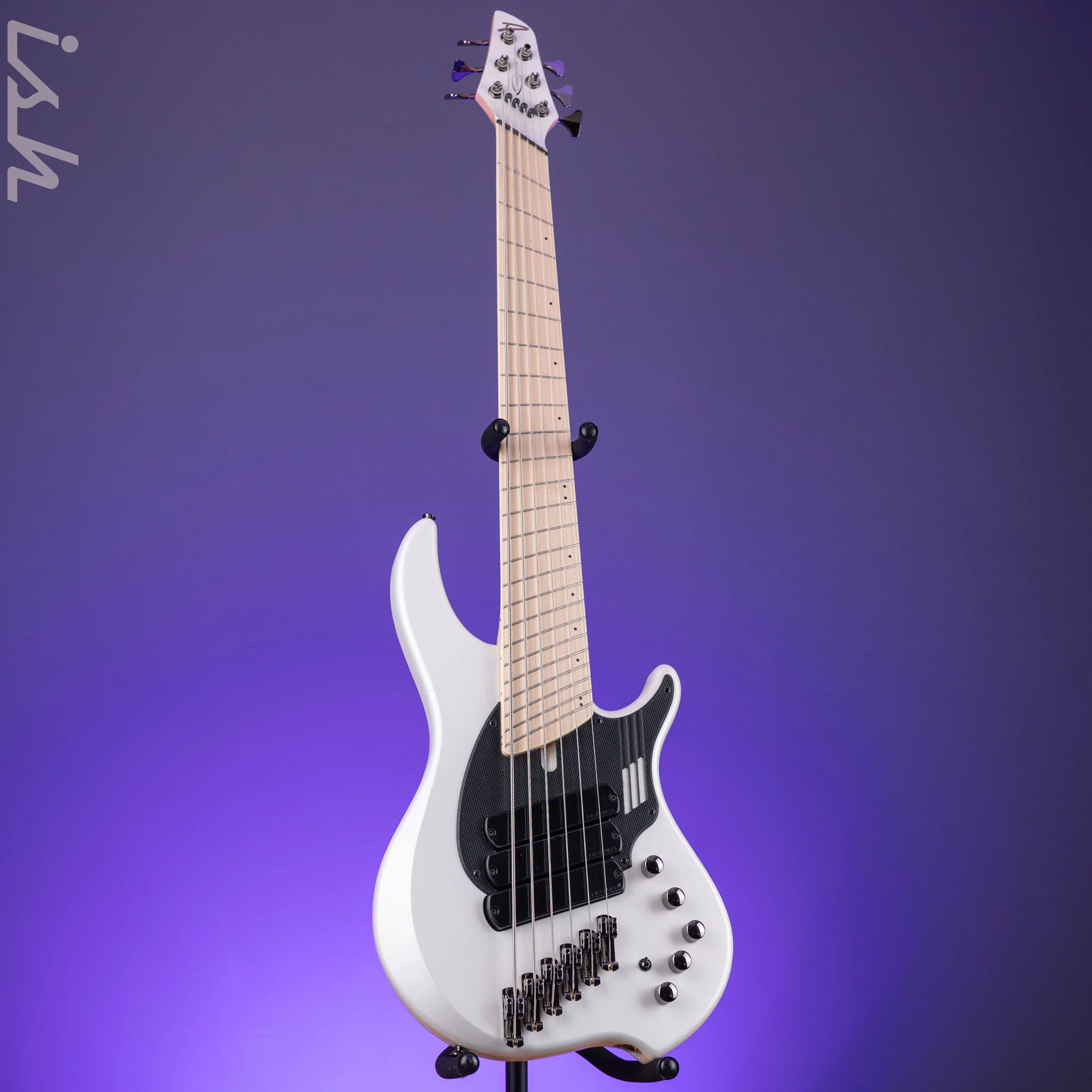 Dingwall NG-3 6-String Bass Matte Ducati Pearl White - Image 2
