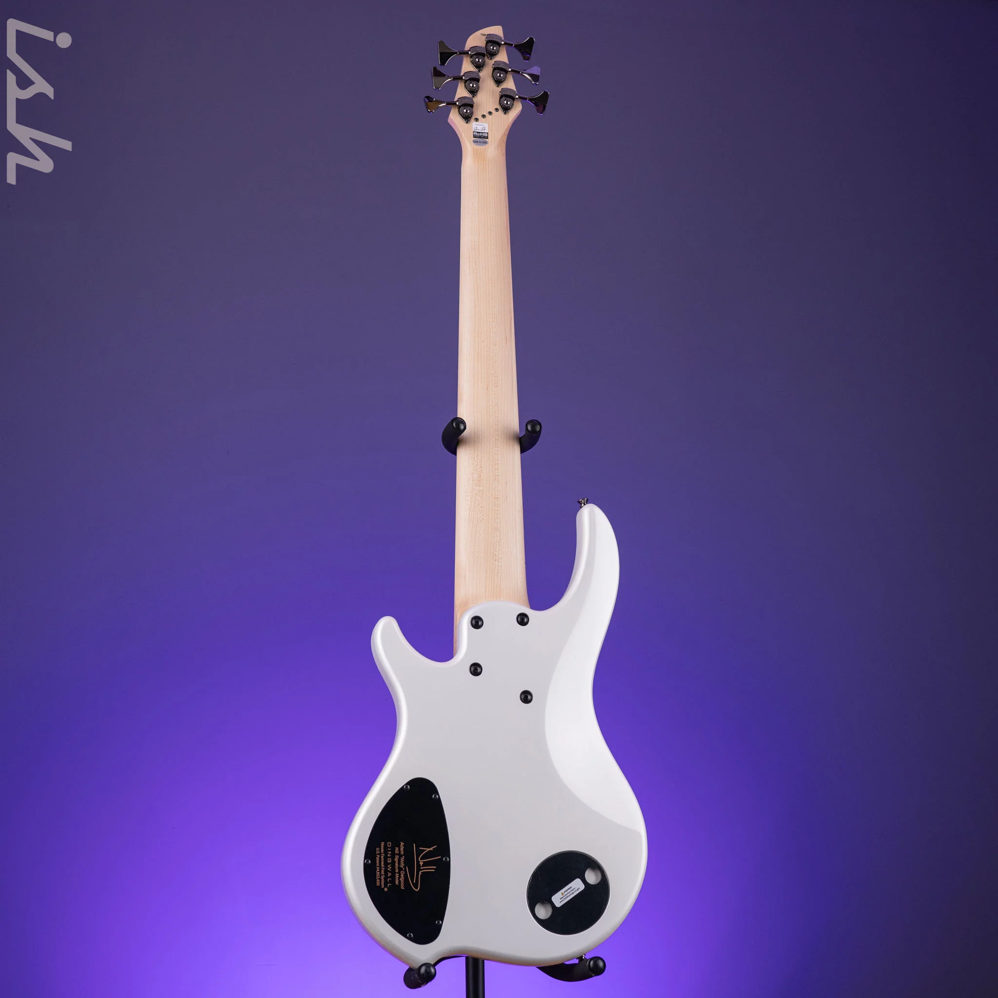 Dingwall NG-3 6-String Bass Matte Ducati Pearl White - Image 6