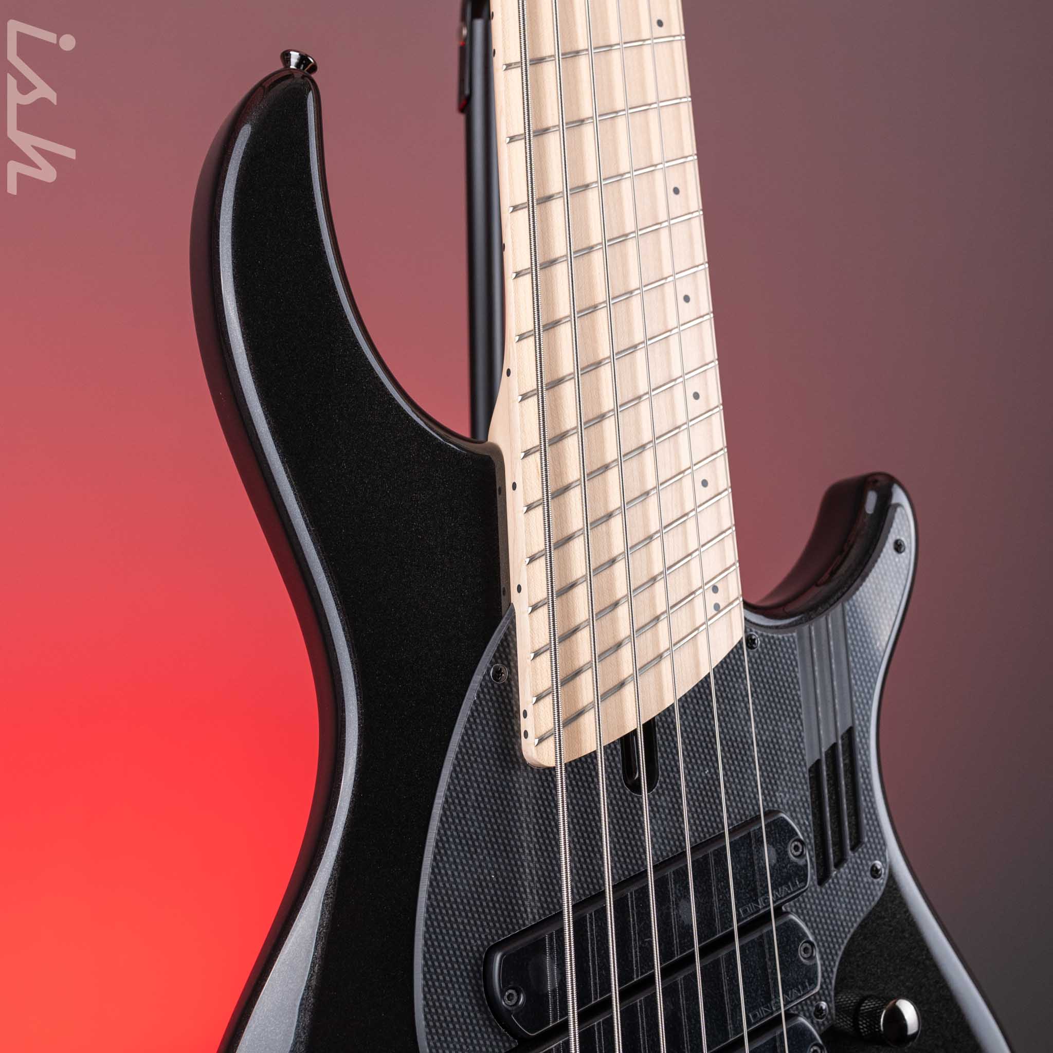 Dingwall NG-3 6-String Bass Metallic Black - Image 3