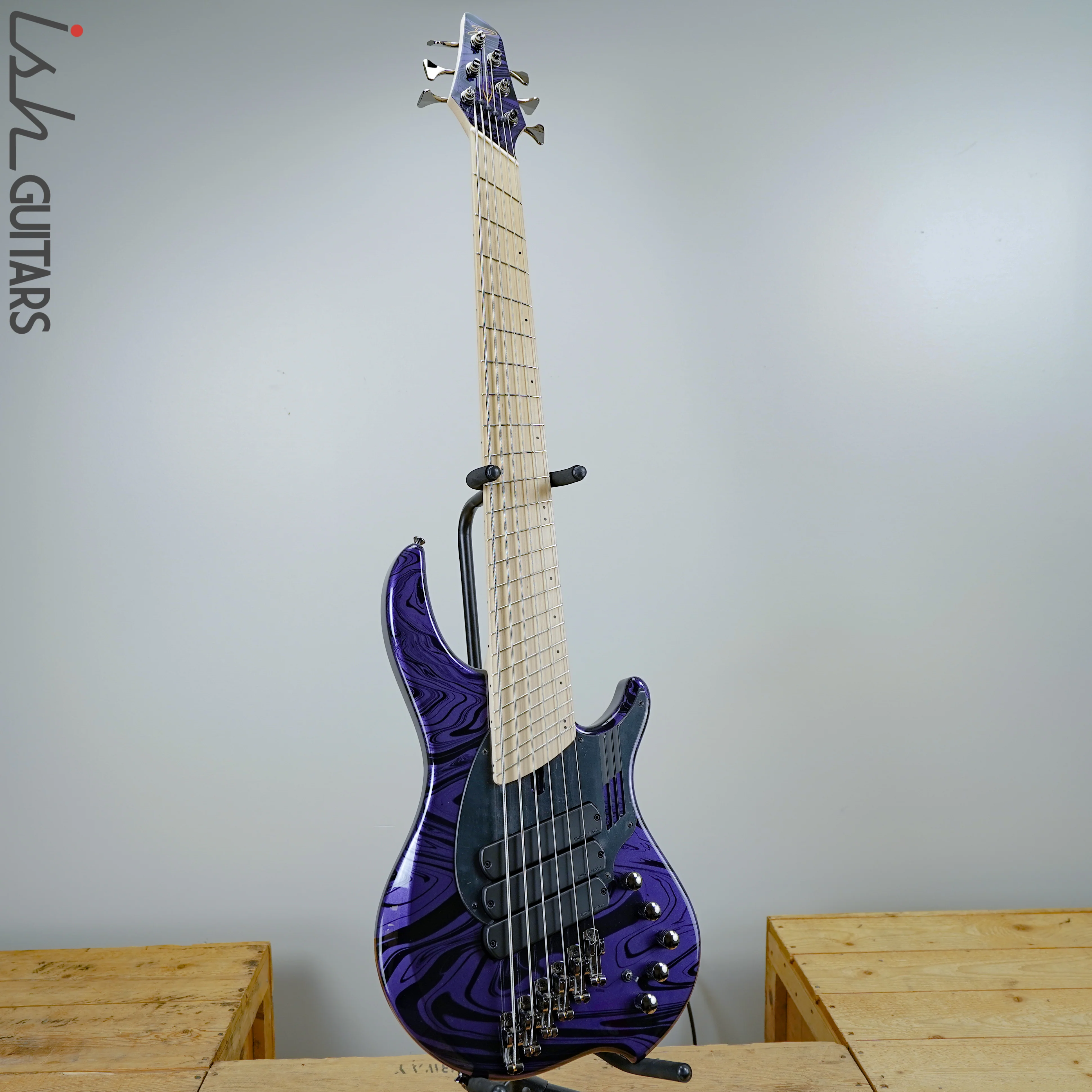 Dingwall NG-3 6 String Bass Purple Metallic Swirl - Image 2
