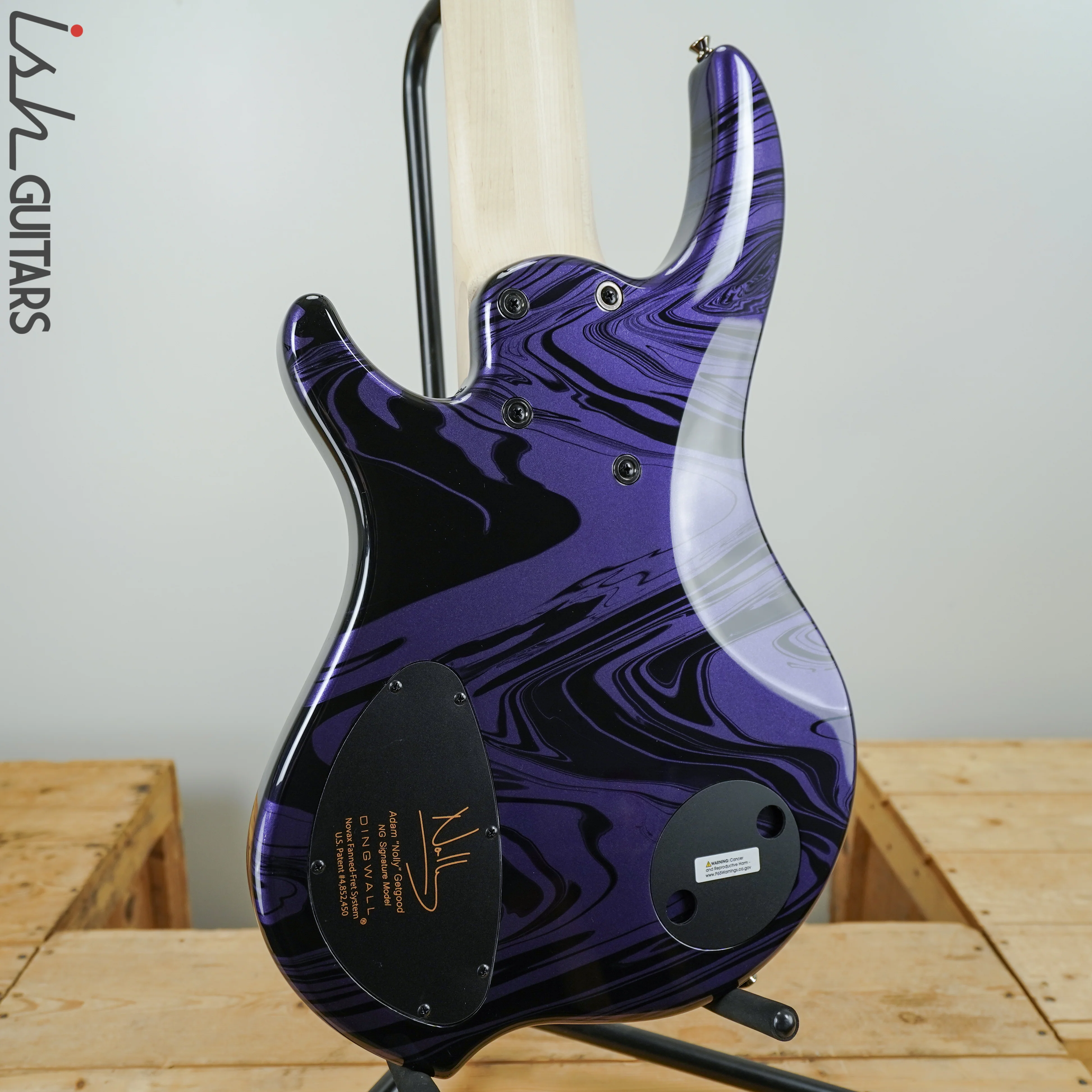Dingwall NG-3 6 String Bass Purple Metallic Swirl - Image 8