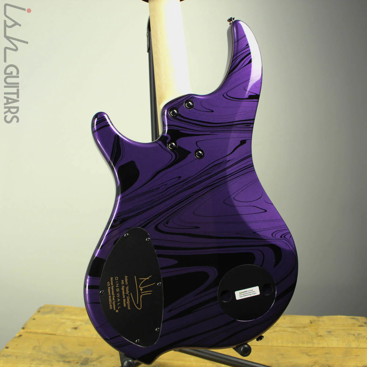 2019 Dingwall NG3 4 String Bass Purple Swirl - Image 7