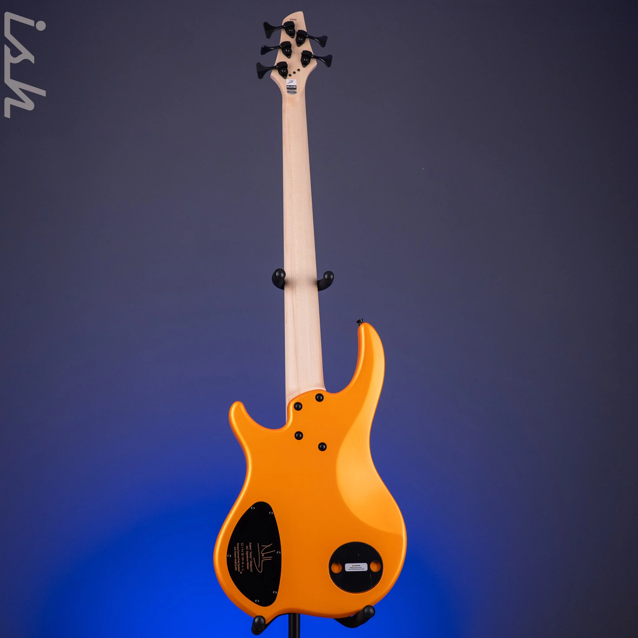 Dingwall NG3 5-String Bass Lamborghini Orange Matte - Image 8