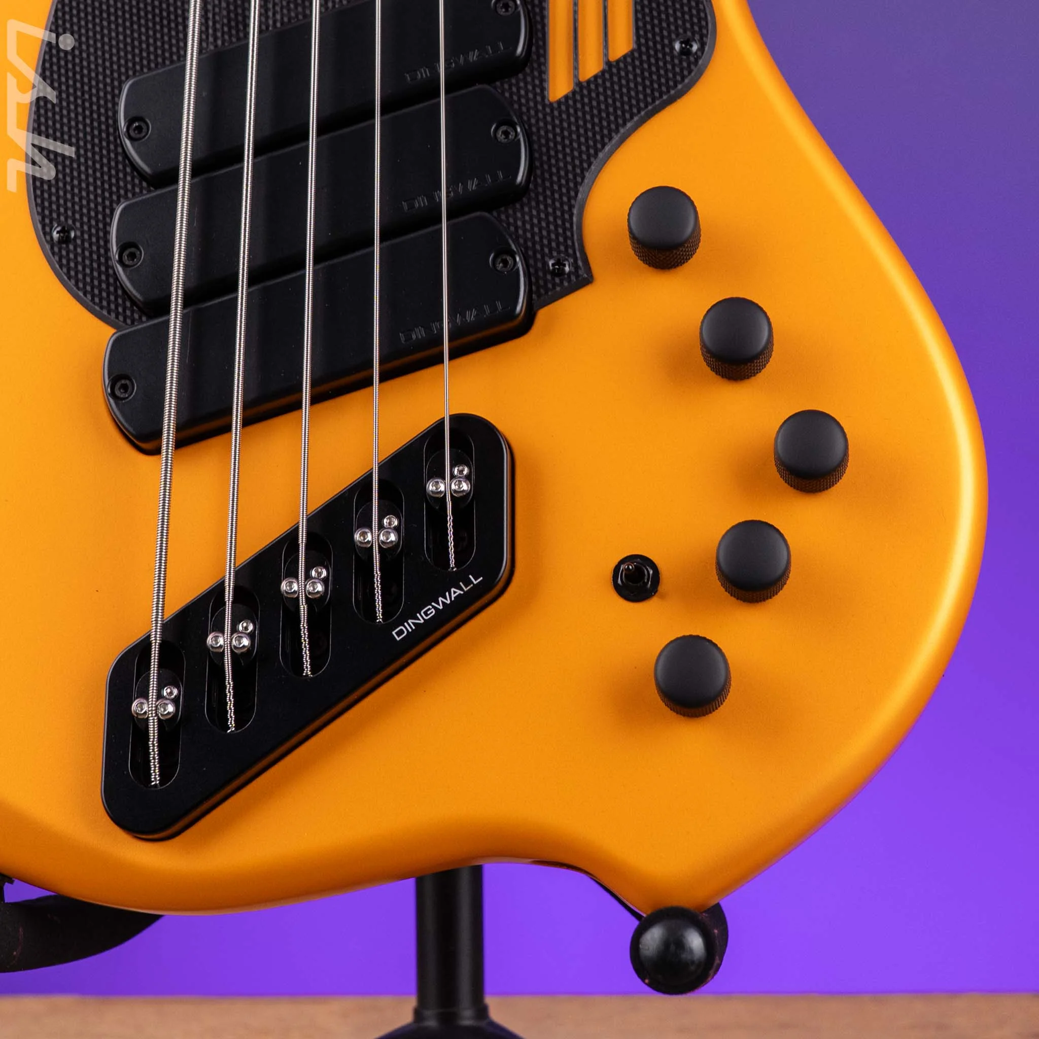 Dingwall NG3 5-String Bass Lamborghini Matte Orange NAMM Display - Image 5