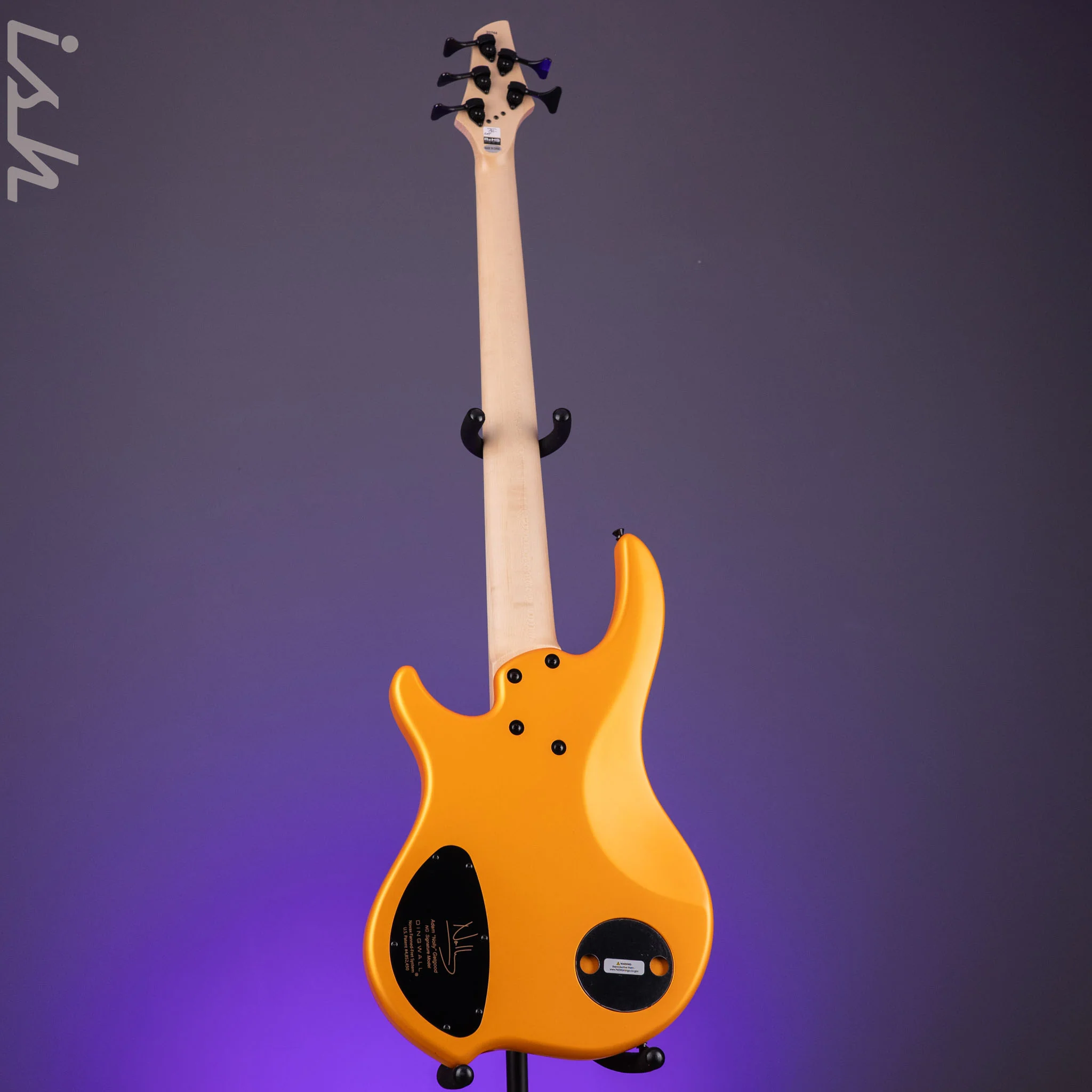 Dingwall NG3 5-String Bass Lamborghini Matte Orange NAMM Display - Image 8