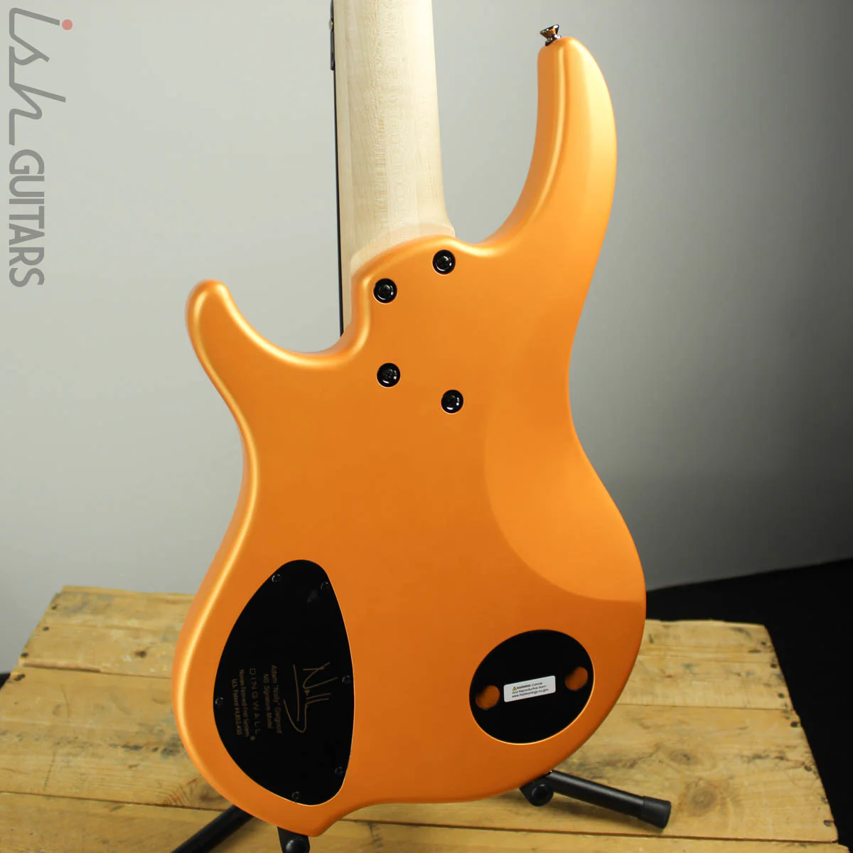 Dingwall NG3 5-String Lamborghini Matte Pearl Orange Swirl B-Stock - Image 9